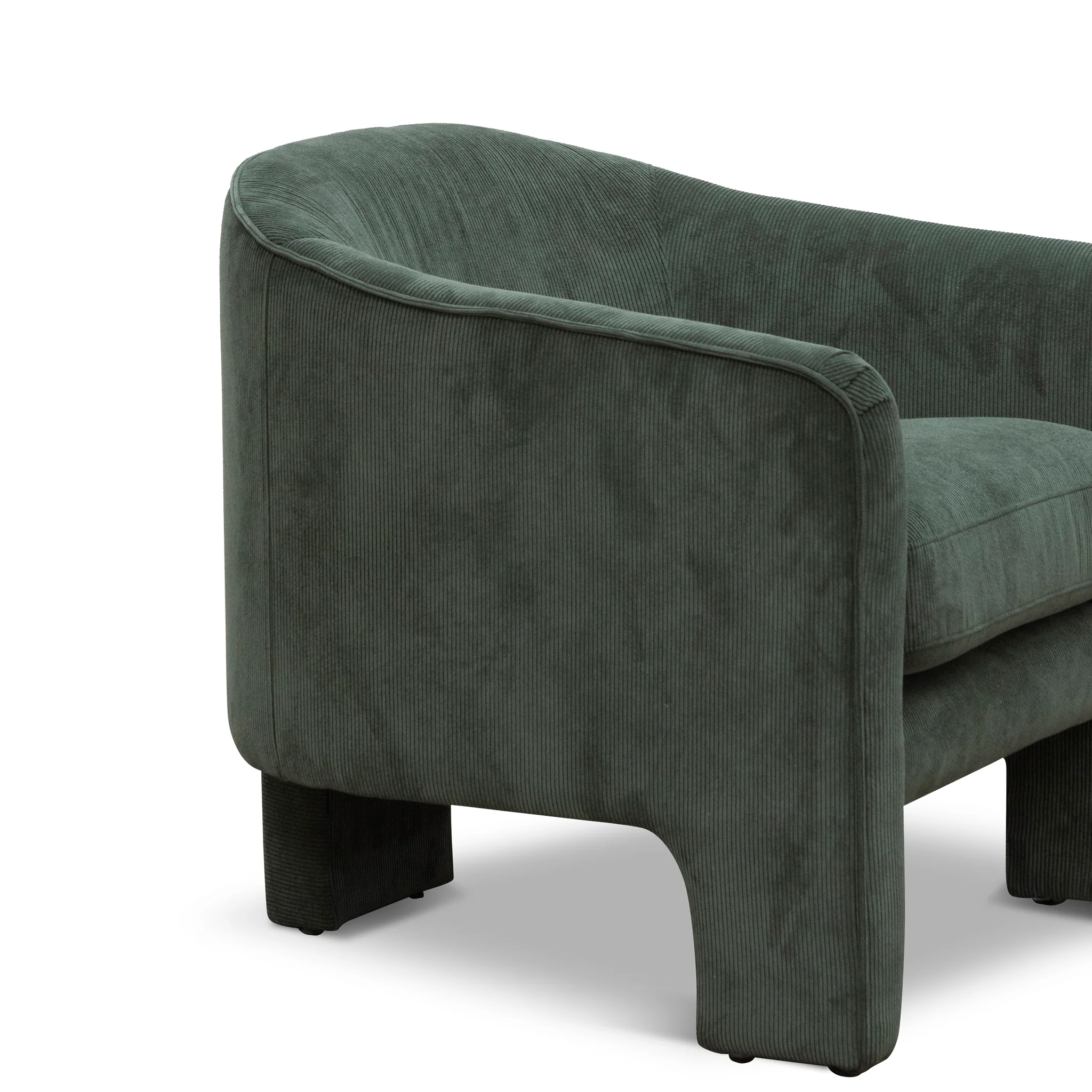 CLC6925-CA Fabric Armchair - Olive Green - Image 8