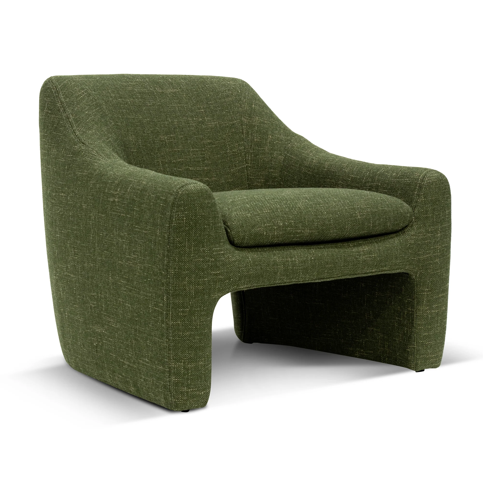 CLC6968-KSO Fabric Armchair - Khaki Green - Image 3