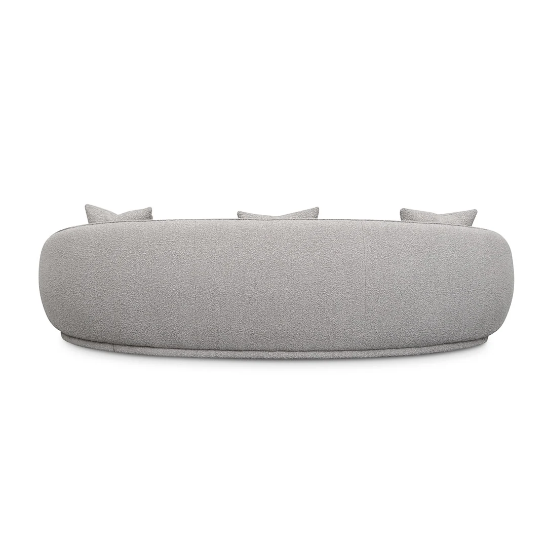 CLC8052-FS 4 Seater Sofa - Ash Grey Boucle - Image 8