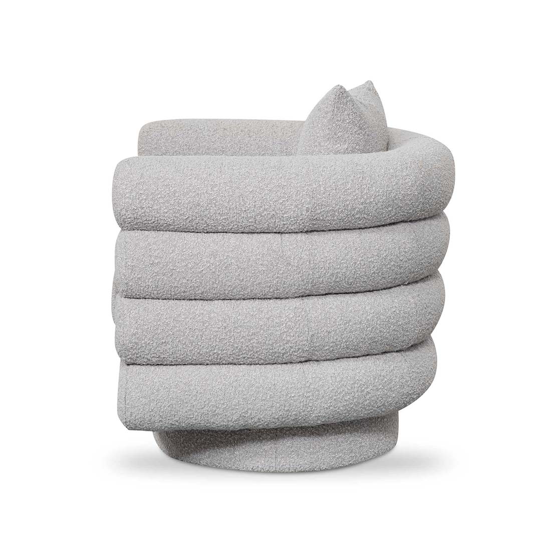 CLC8053-FS Armchair - Ash Grey Boucle - Image 3