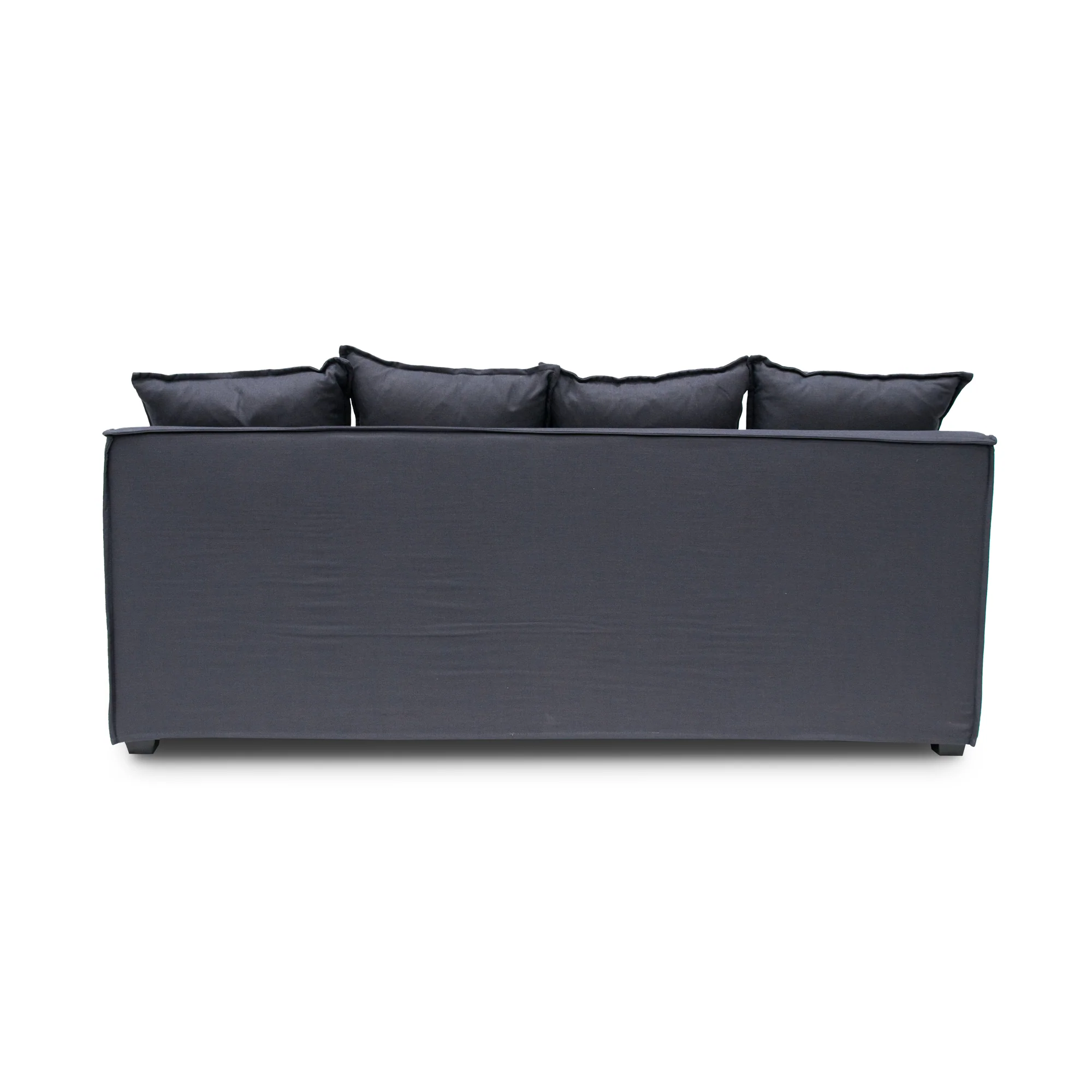 CLC8123-CA 3 Seater Fabric Sofa - Charcoal Linen - Last one - Image 3
