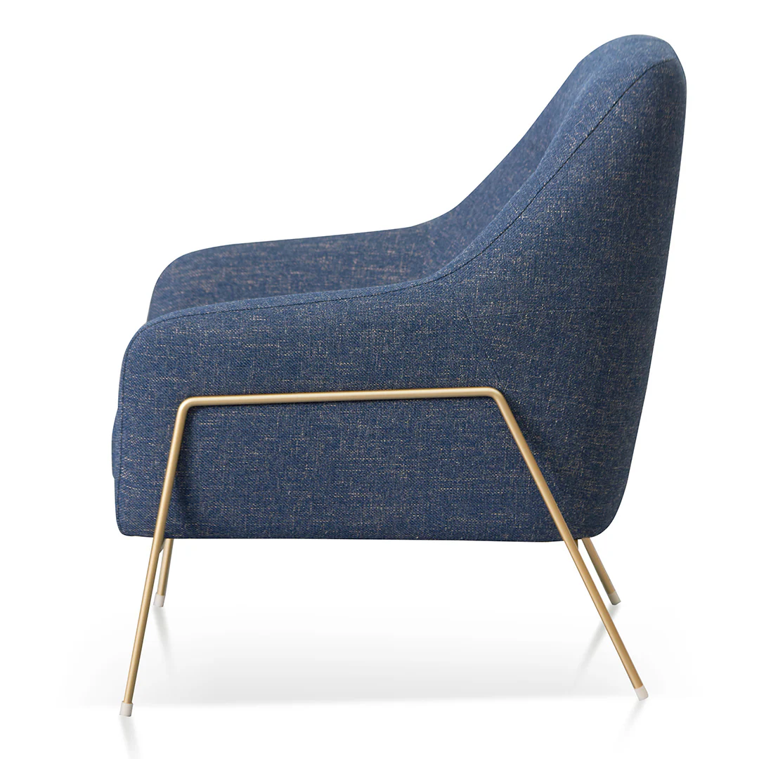 CLC8325-KSO Fabric Armchair - Dark Blue - Image 4