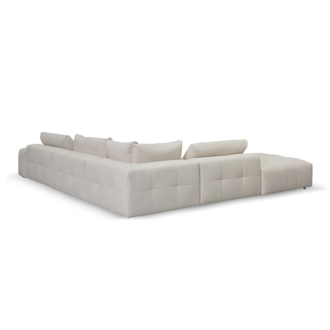 CLC8329-KSO Right Chaise Fabric Sofa - Taupe Beige - Image 14