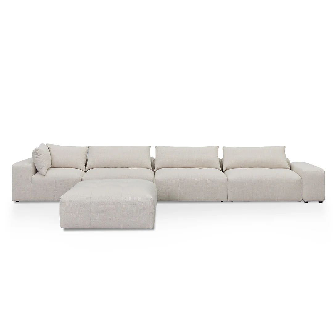 CLC8329-KSO Right Chaise Fabric Sofa - Taupe Beige - Image 8