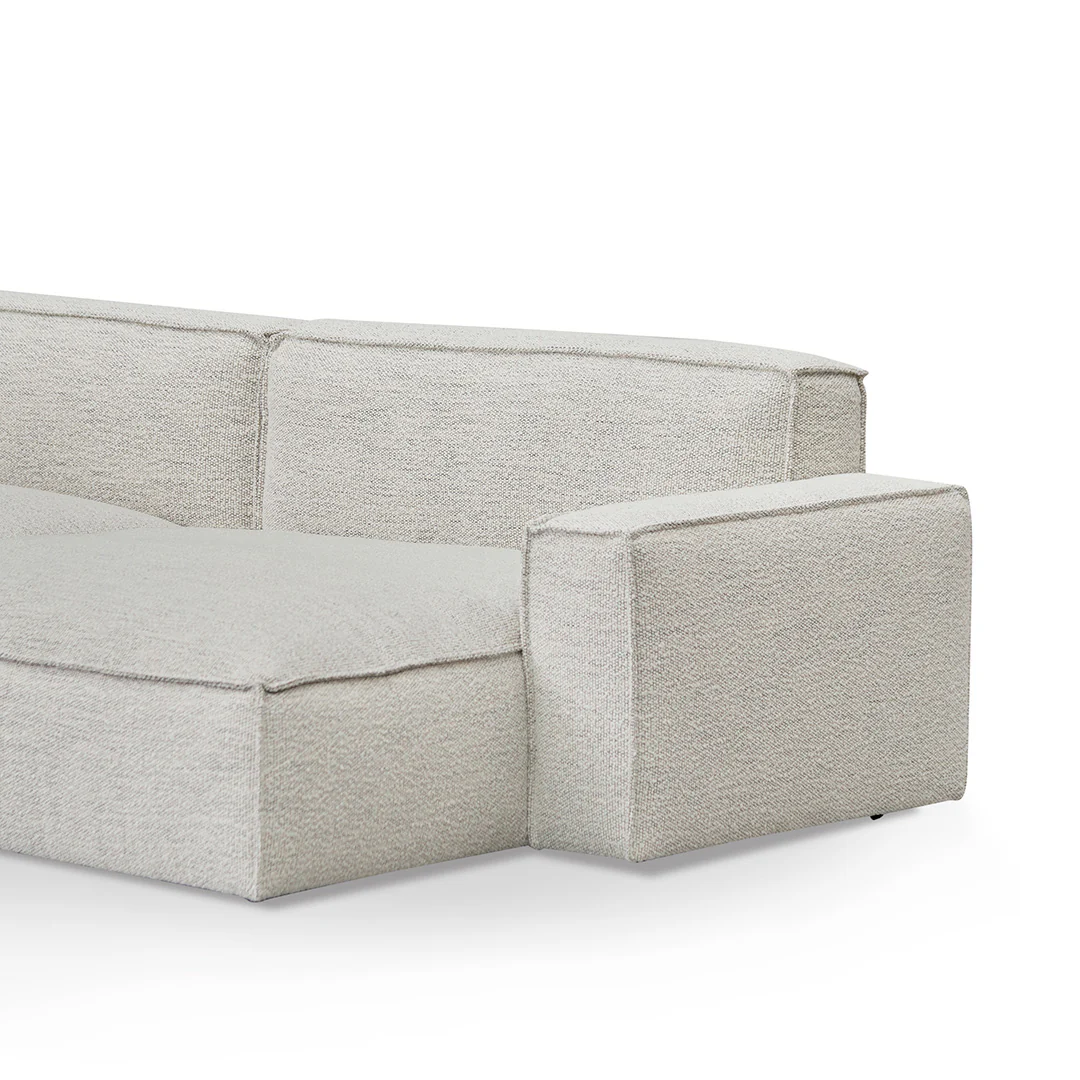 CLC8331-KSO Right Chaise Fabric Sofa - Fog Grey - Image 4