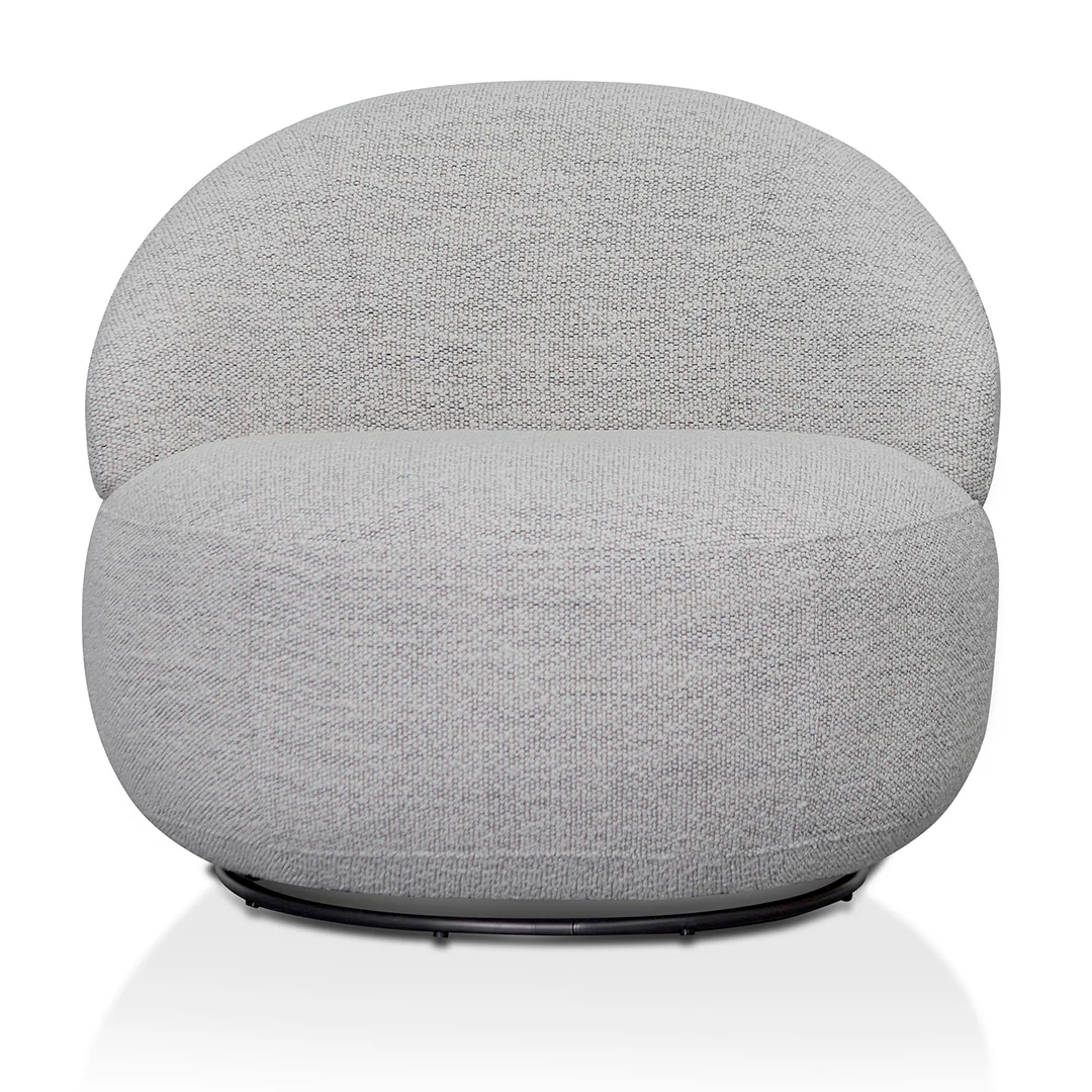 CLC8333-KSO Swivel Fabric Lounge Chair - Fog Grey - Image 2