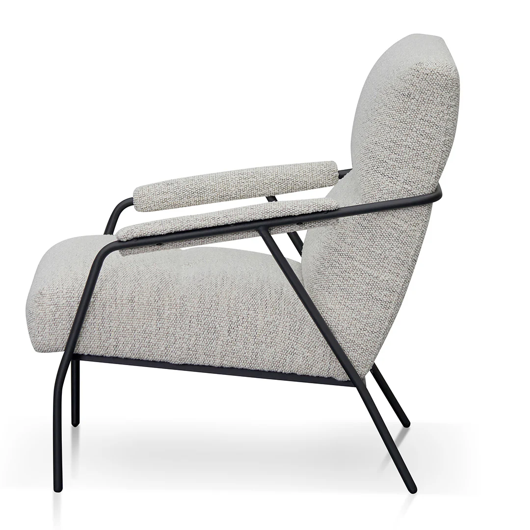 CLC8334-KSO Fabric Armchair - Fog Grey - Image 3