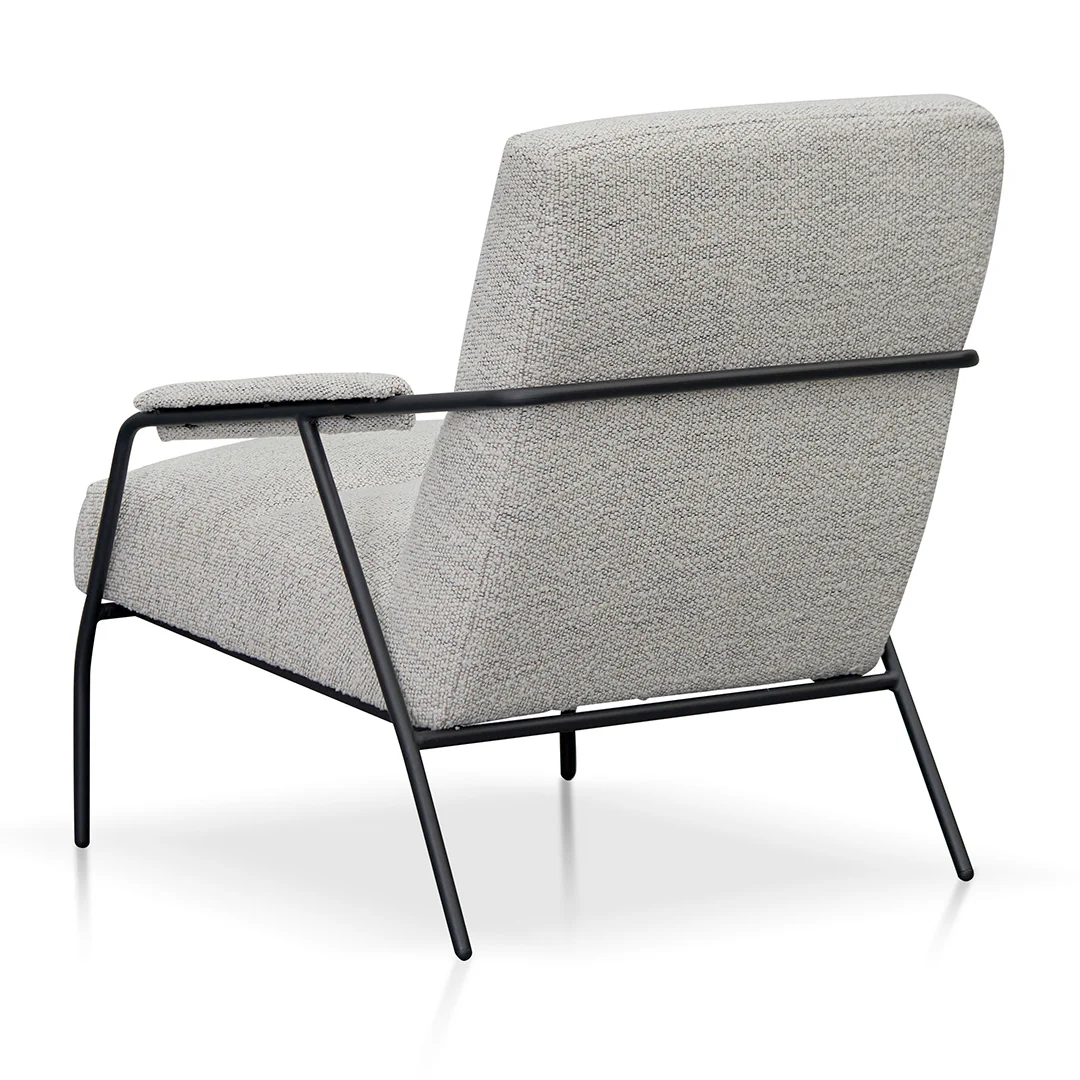 CLC8334-KSO Fabric Armchair - Fog Grey - Image 4