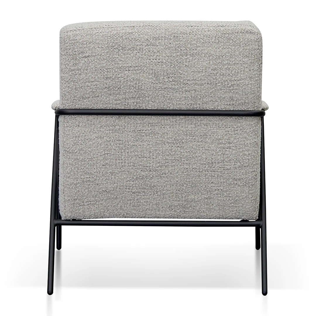 CLC8334-KSO Fabric Armchair - Fog Grey - Image 5