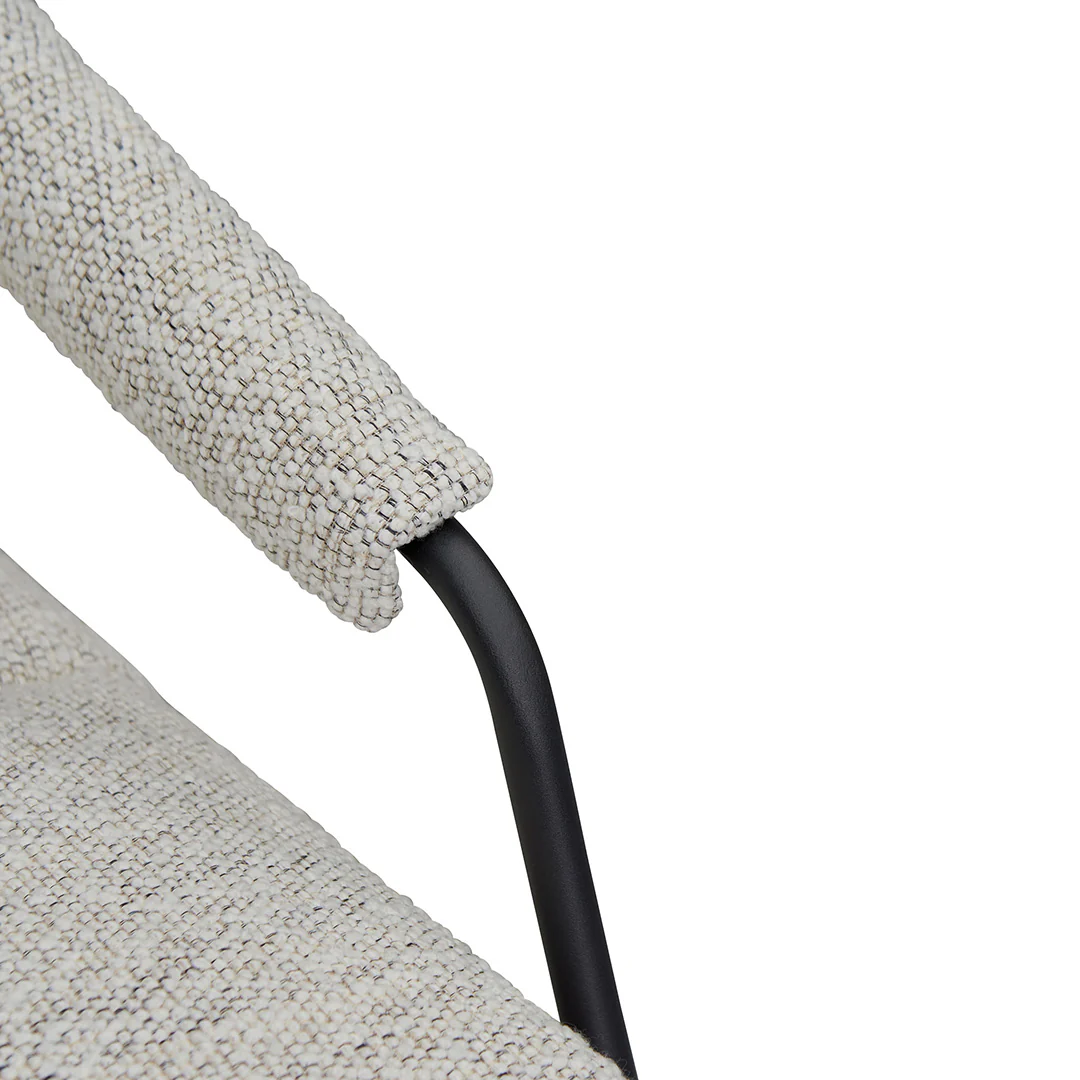 CLC8334-KSO Fabric Armchair - Fog Grey - Image 7
