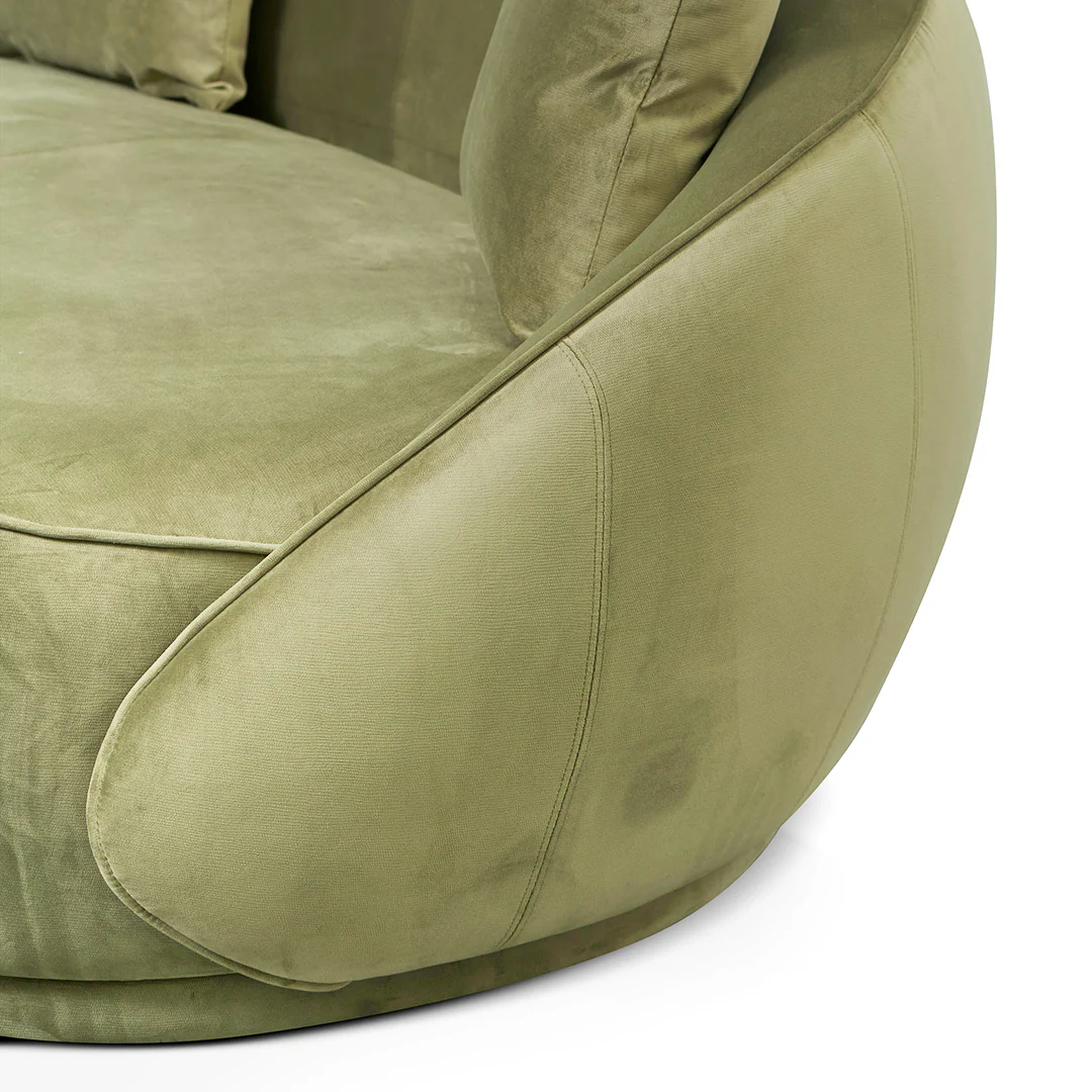 CLC8514-FS 4 Seater Fabric Sofa - Elegant Sage - Image 4