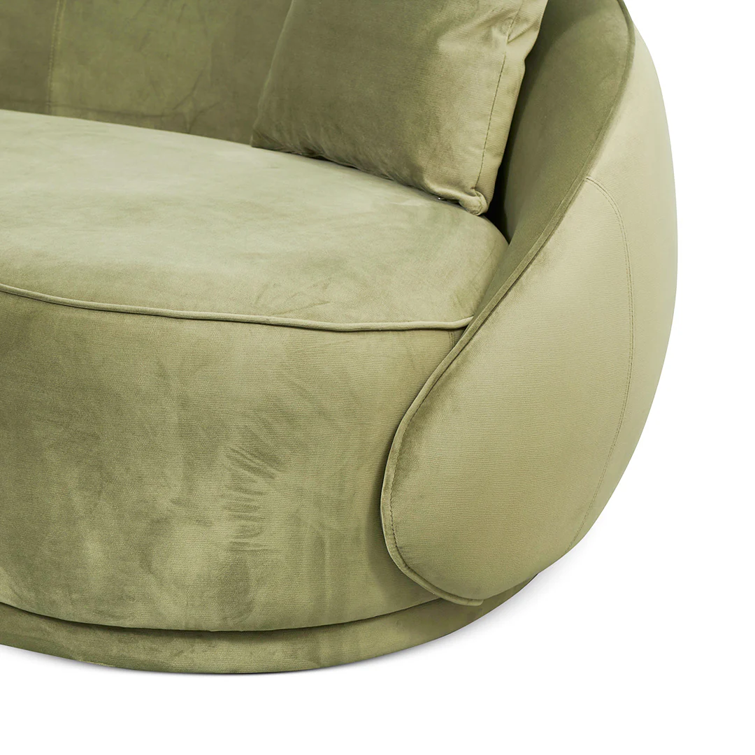 CLC8514-FS 4 Seater Fabric Sofa - Elegant Sage - Image 6