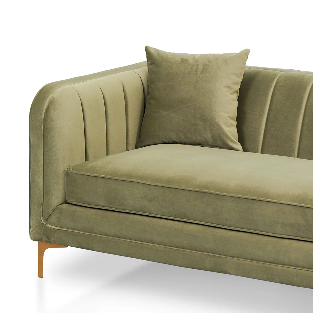 CLC8516-FS 3 Fabric Seater Sofa - Elegant Sage - Image 4