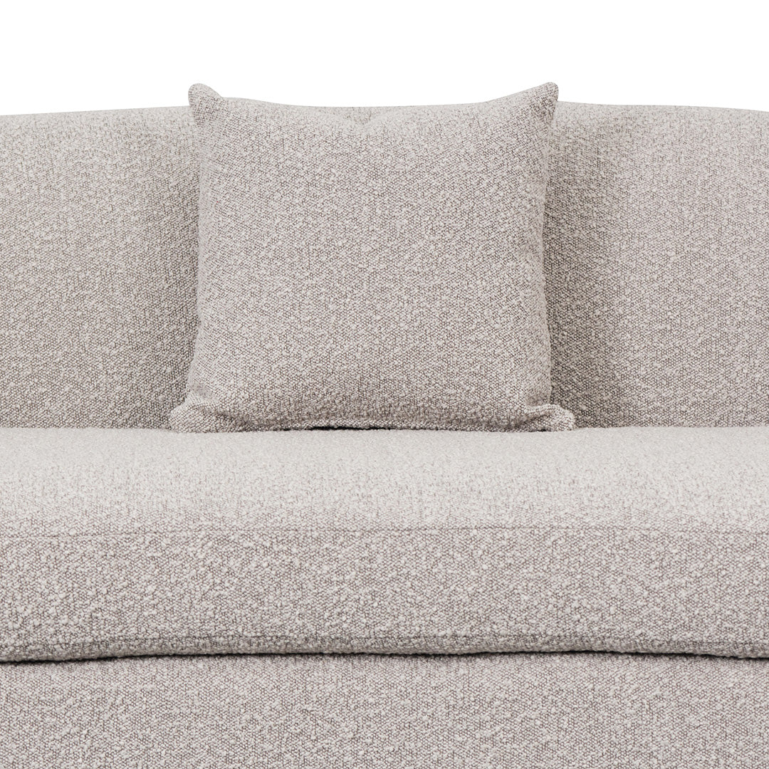 CLC8536-FS 3 Seater Sofa - Ash Grey Boucle - Image 5