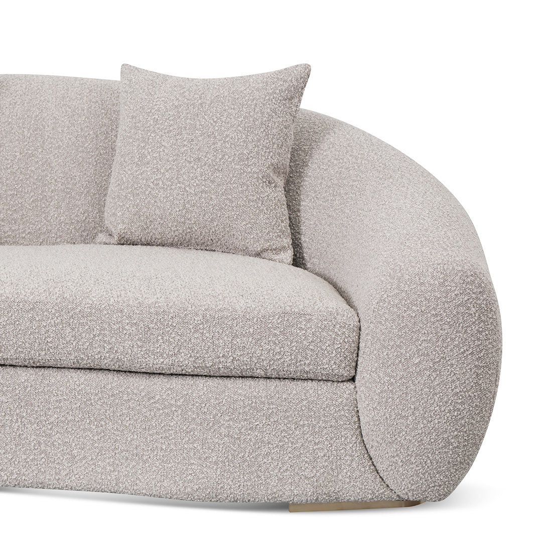 CLC8536-FS 3 Seater Sofa - Ash Grey Boucle - Image 6