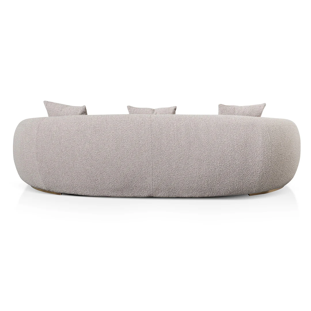 CLC8536-FS 3 Seater Sofa - Ash Grey Boucle - Image 7