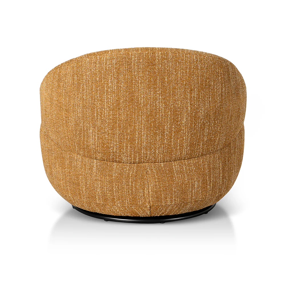 CLC8594-KSO Swivel Fabric Lounge Chair - Ginger Brown - Image 4