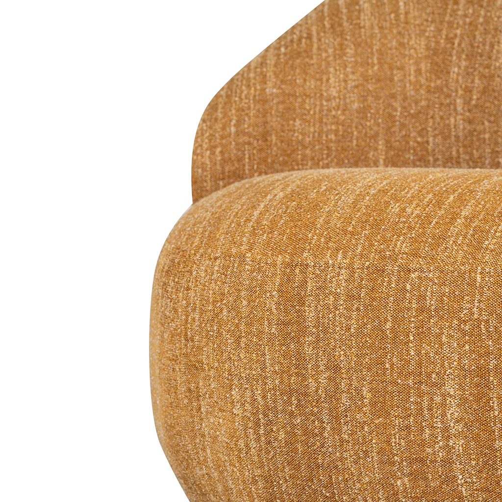 CLC8594-KSO Swivel Fabric Lounge Chair - Ginger Brown - Image 5