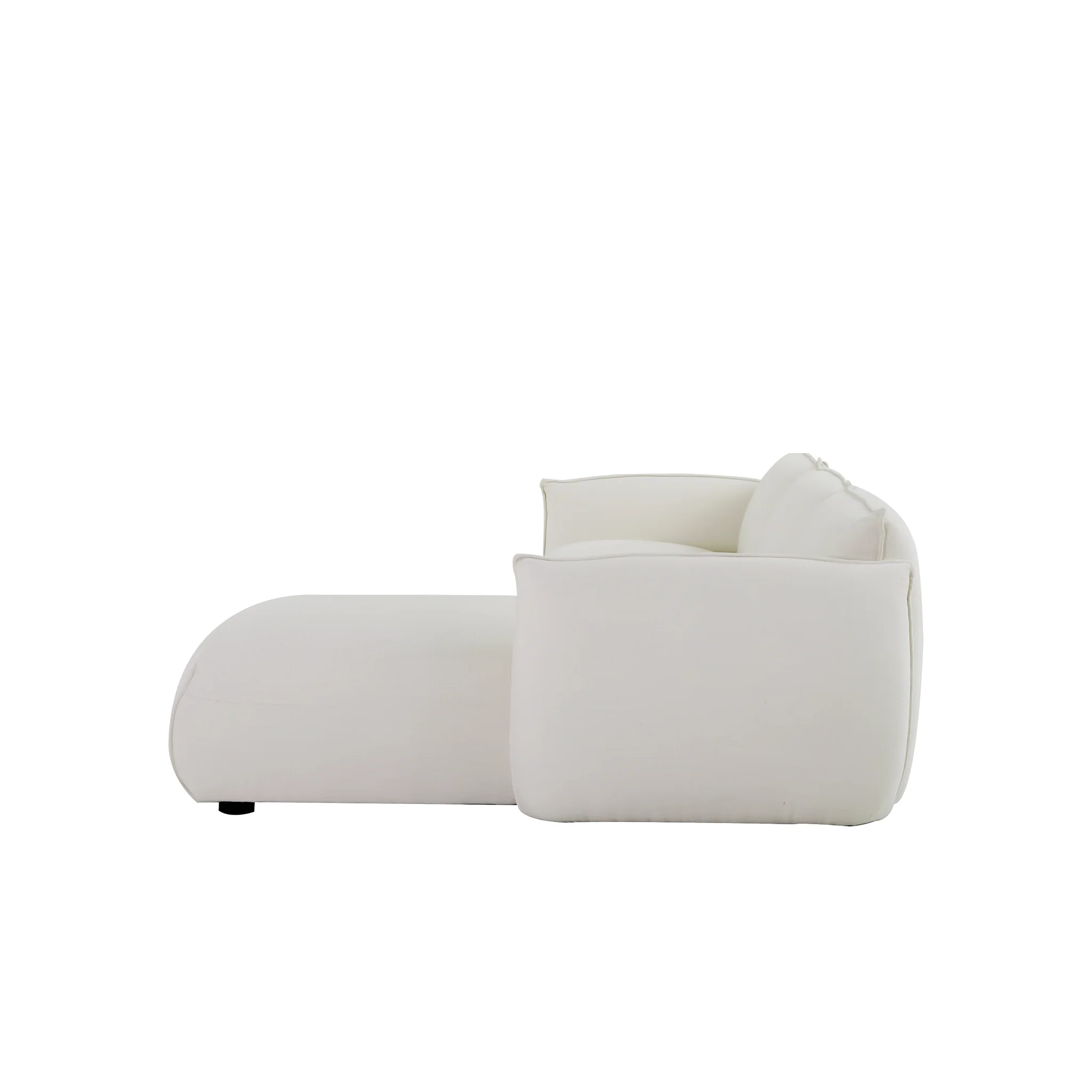 CLC8646-IG 3 Seater Right Chaise Sofa - Beige - Image 3