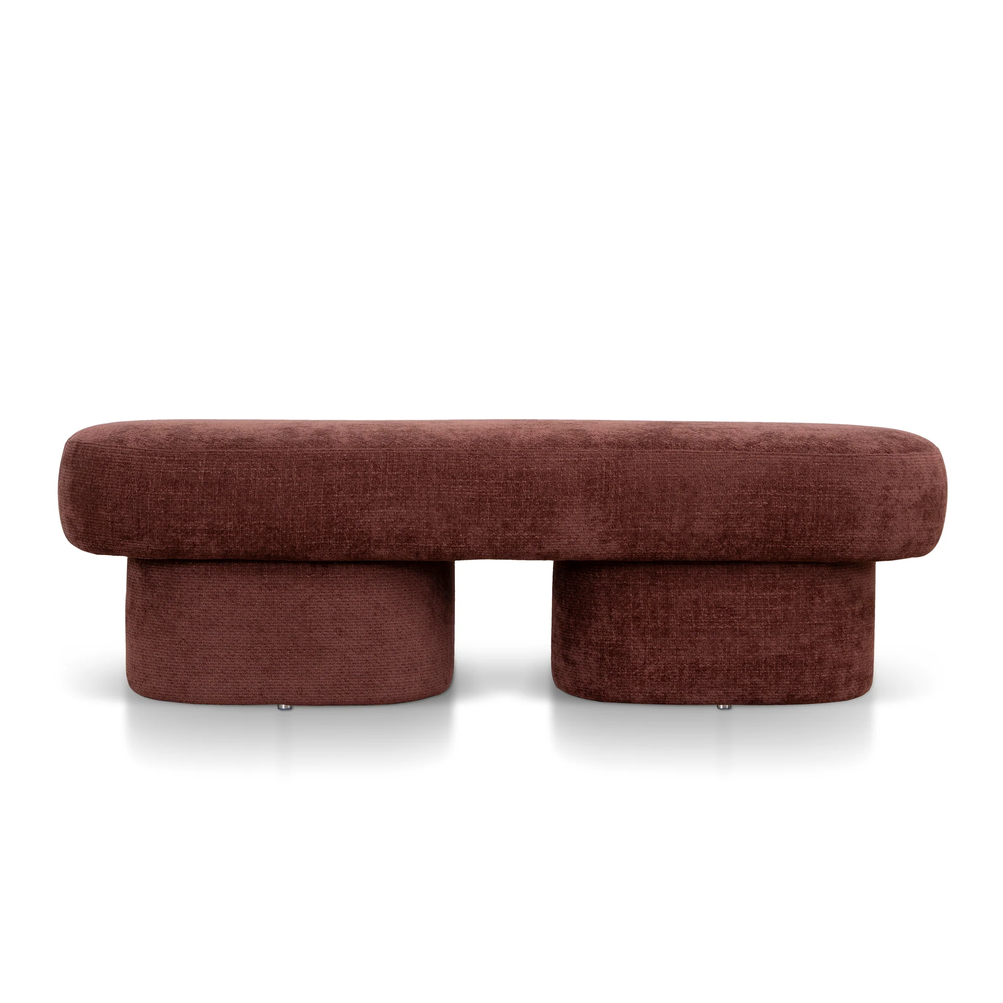 CLC12428-YY 1.5m Long Ottoman Bench - Lila Burgundy - Image 2