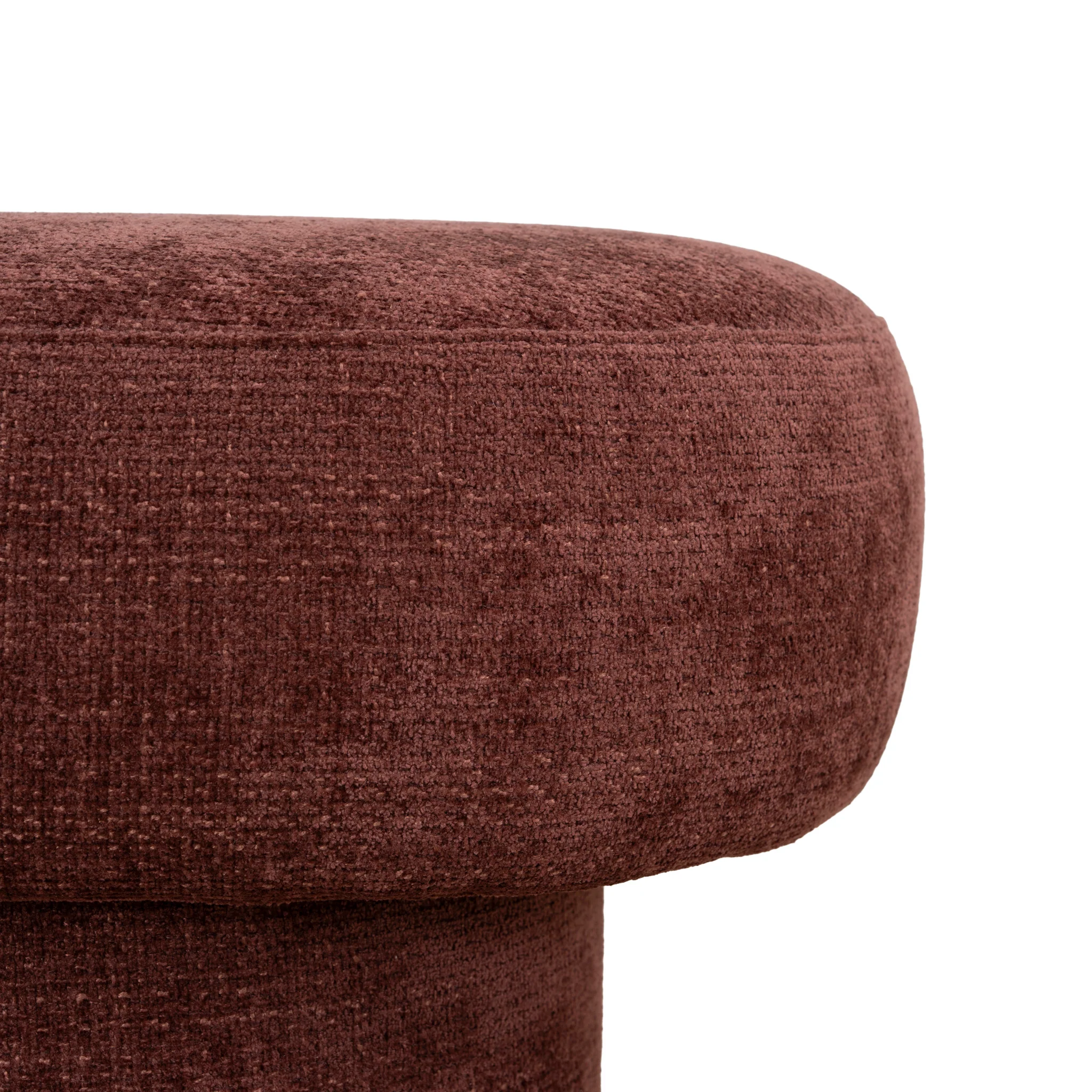 CLC12428-YY 1.5m Long Ottoman Bench - Lila Burgundy - Image 9