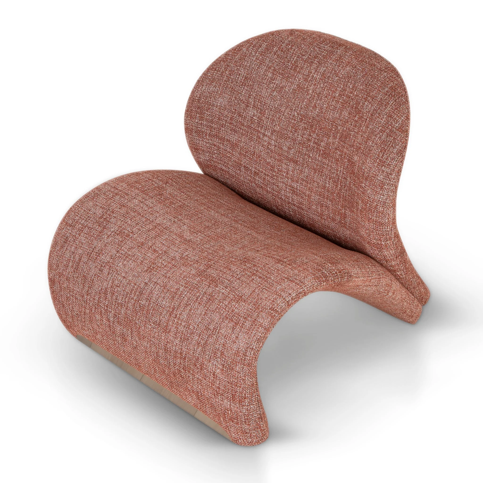 CLC8746-CA Lounge Chair - Moss Rust Orange - Image 2