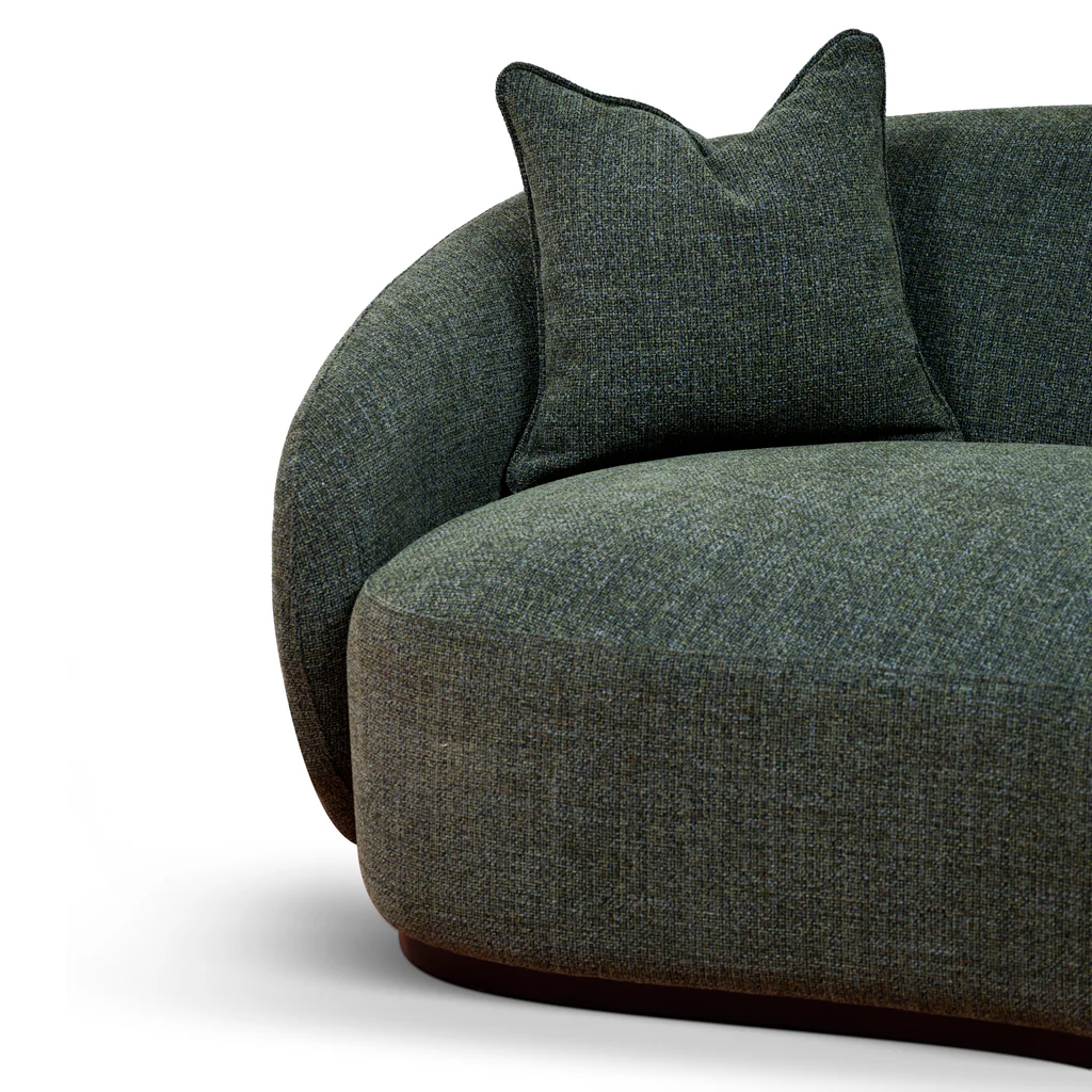 CLC8777-CA 3 Seater Fabric Sofa -  Moss Green - Image 6