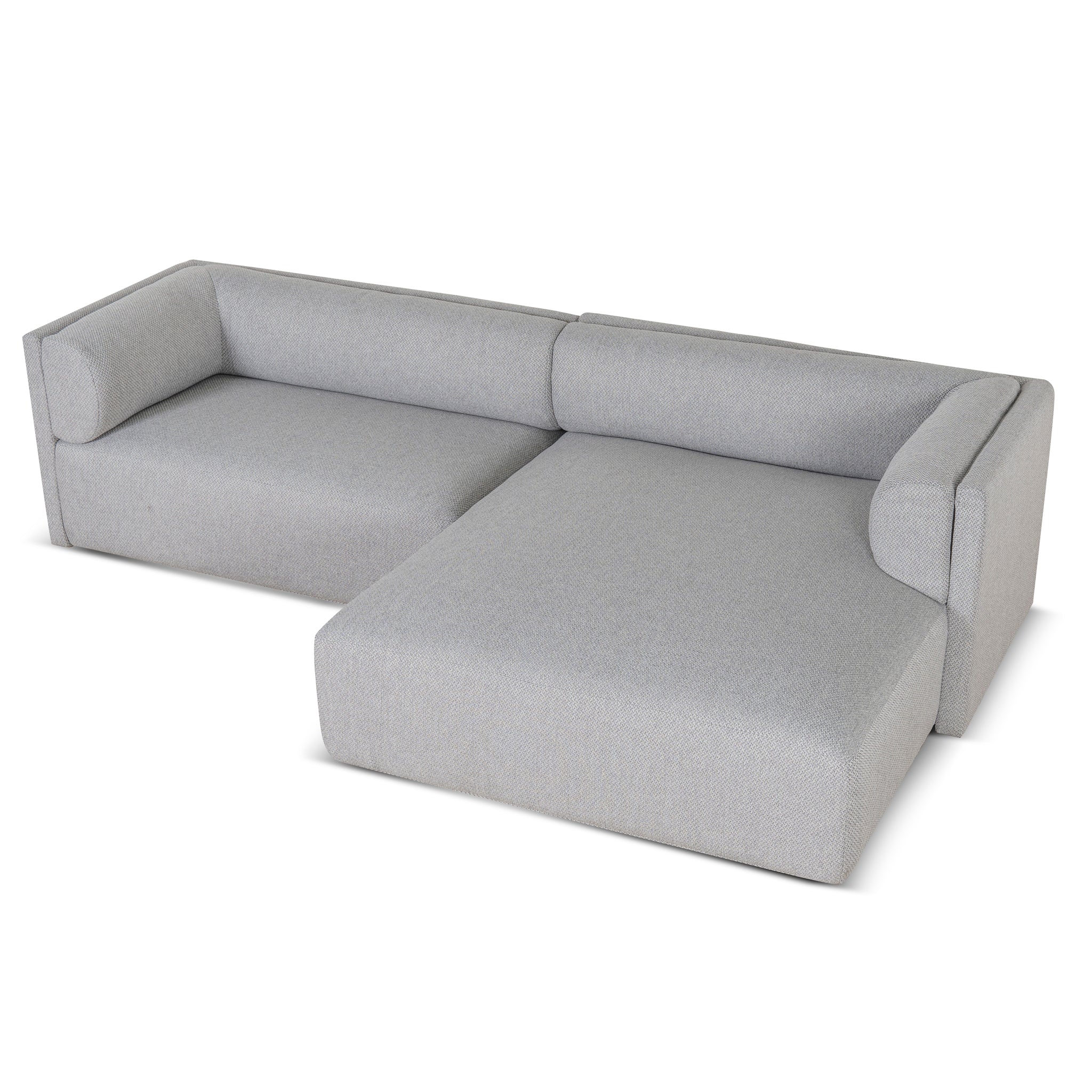 CLC8782-CA Right Chaise Sofa - Grey - Image 3