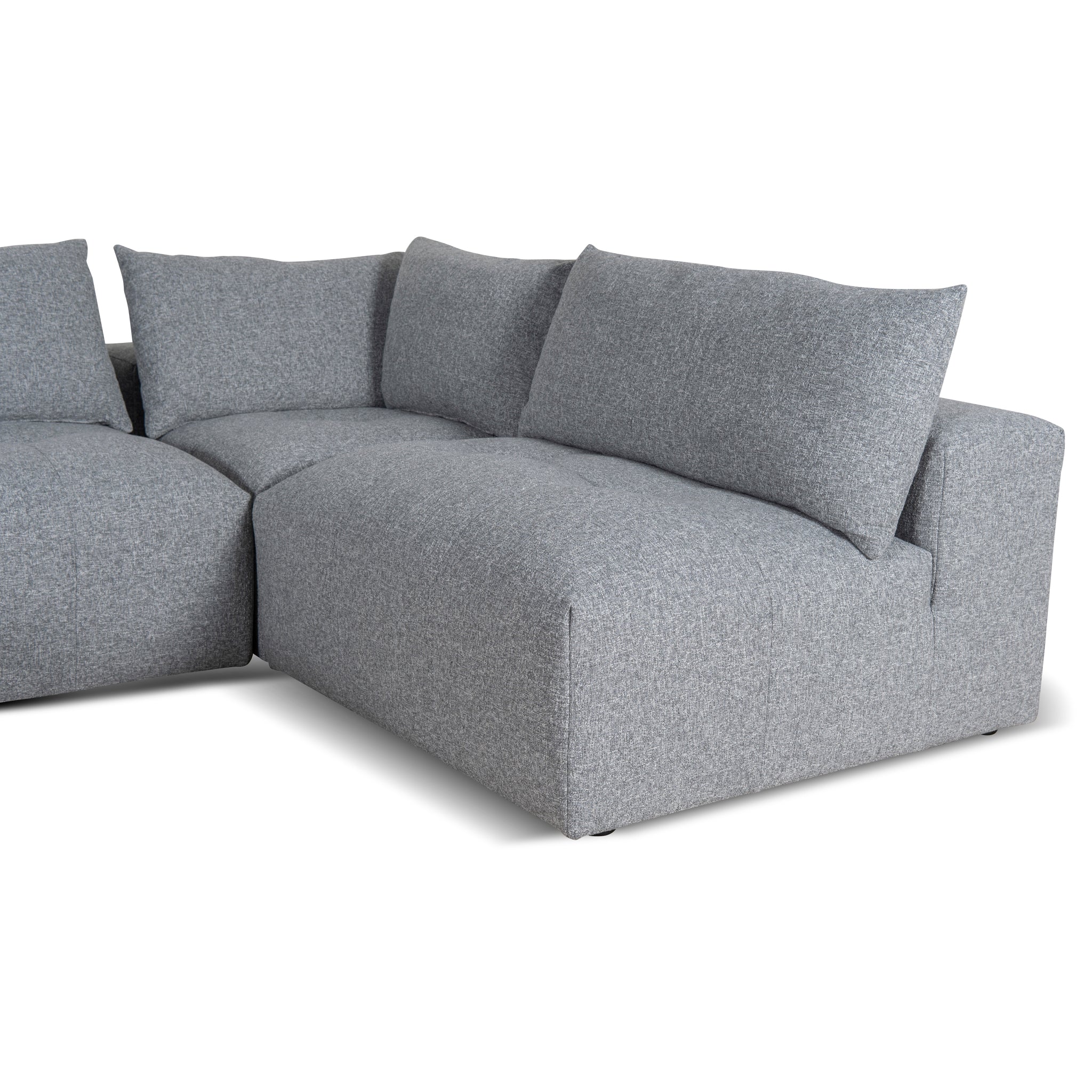CLC8862-KSO Right Chaise Fabric Sofa - Glacier Grey - Image 12