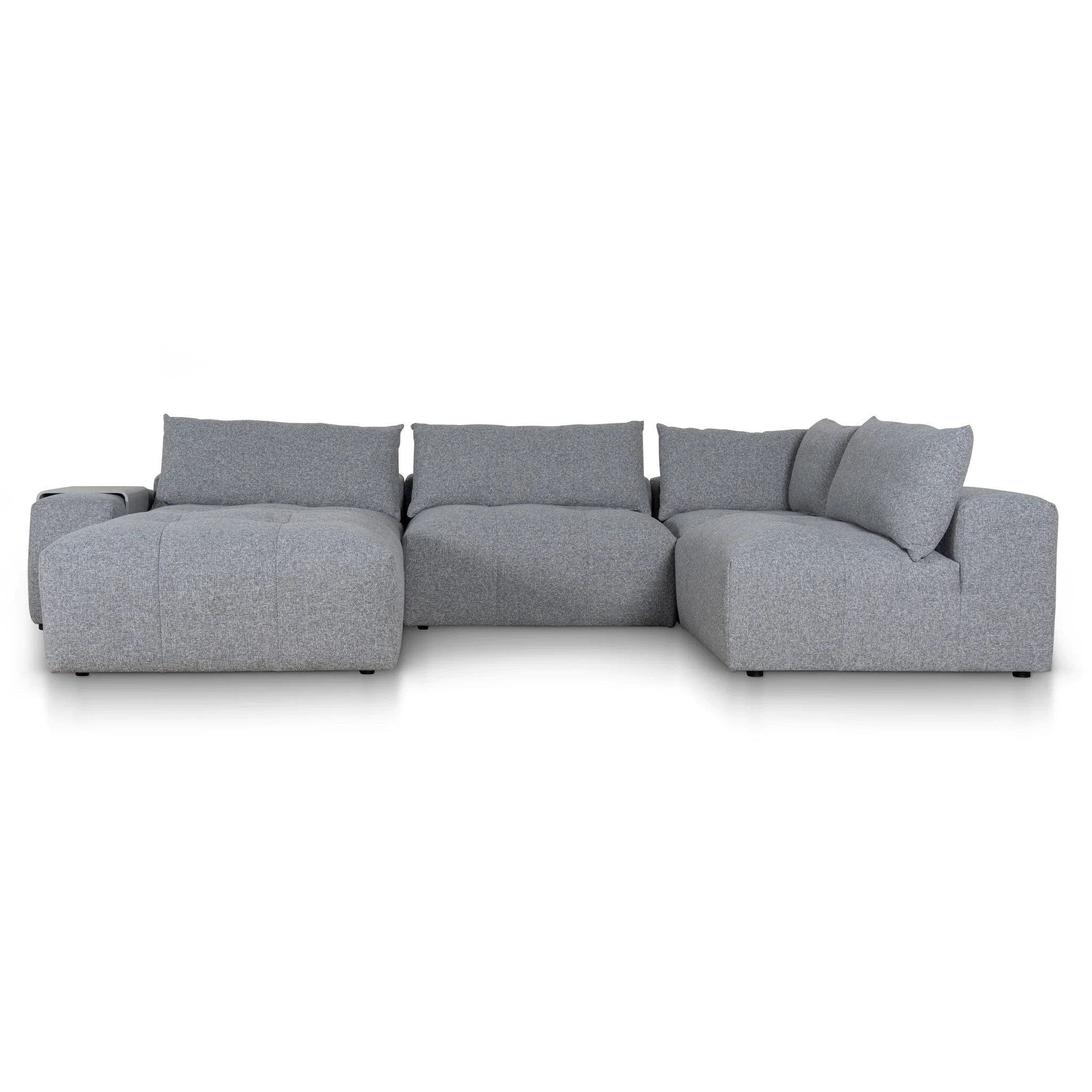 CLC8862-KSO Right Chaise Fabric Sofa - Glacier Grey - Image 3