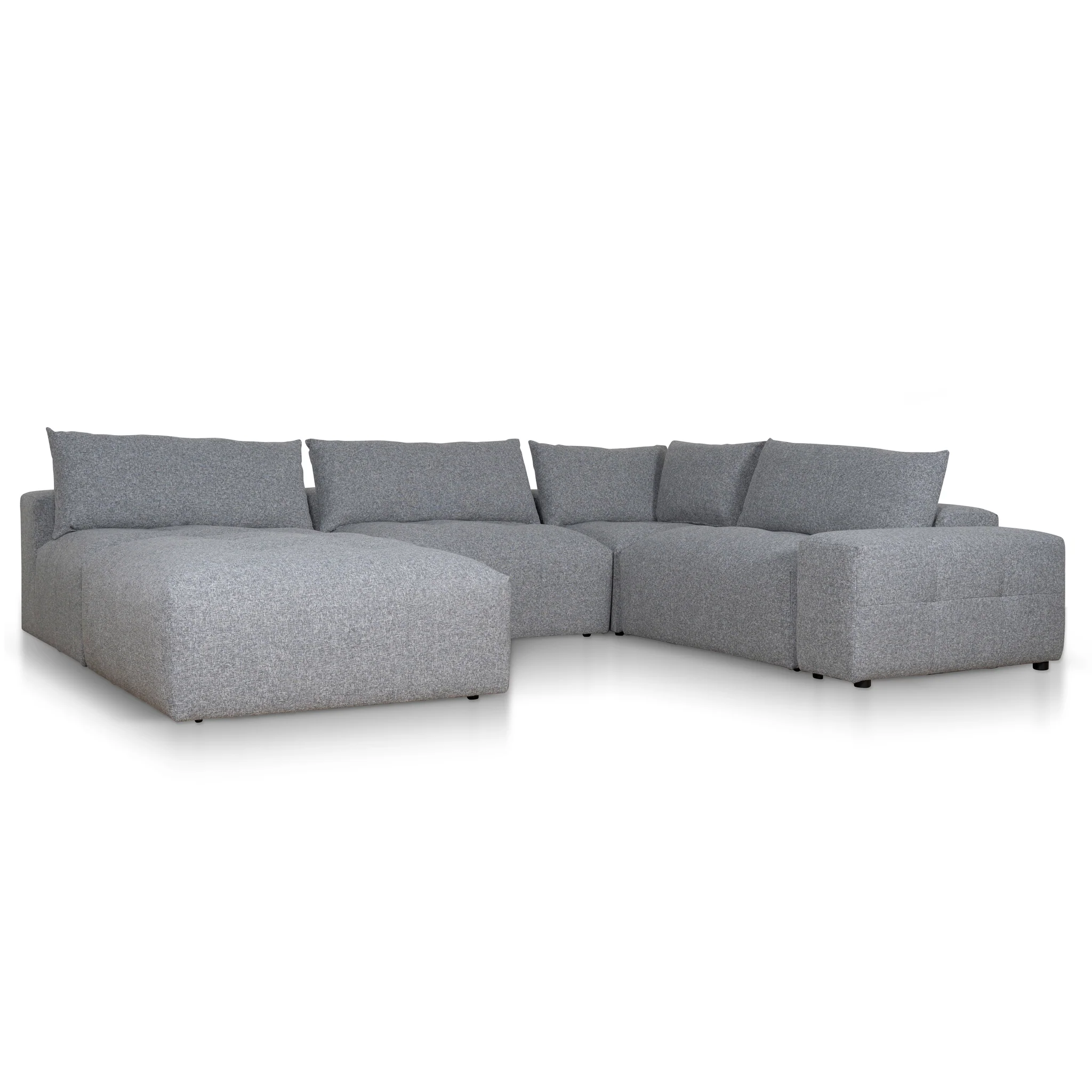 CLC8862-KSO Right Chaise Fabric Sofa - Glacier Grey - Image 5