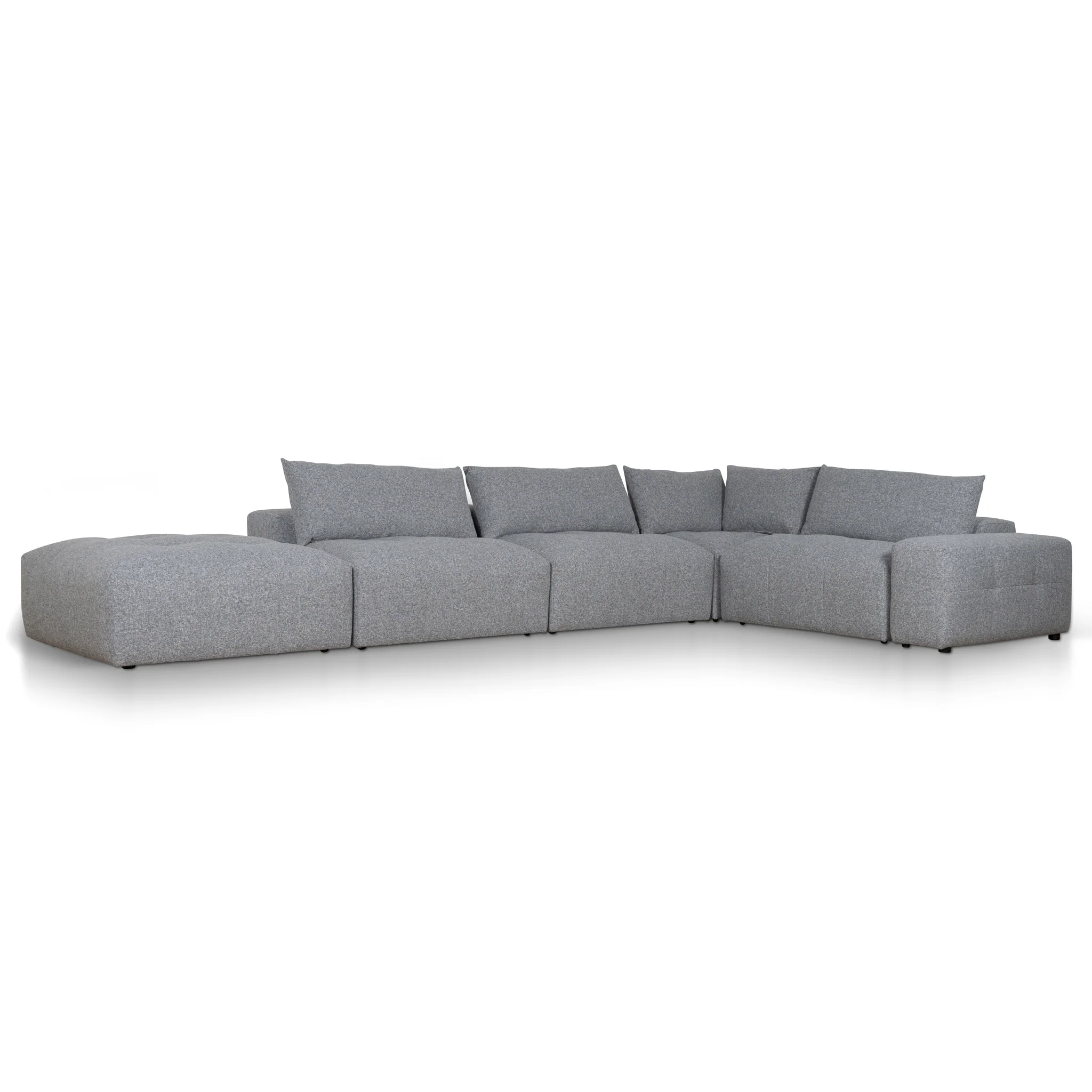 CLC8862-KSO Right Chaise Fabric Sofa - Glacier Grey - Image 6