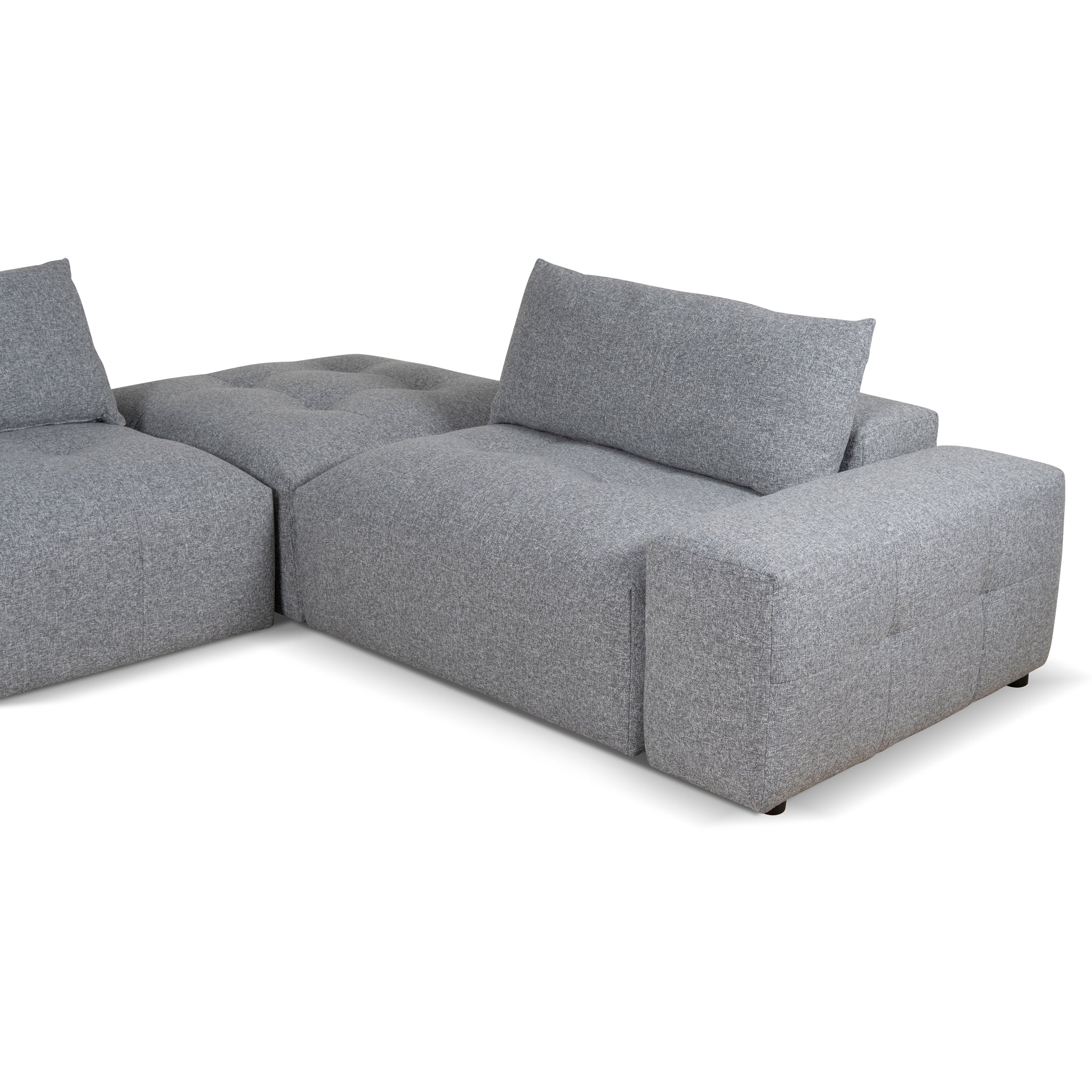 CLC8862-KSO Right Chaise Fabric Sofa - Glacier Grey - Image 8