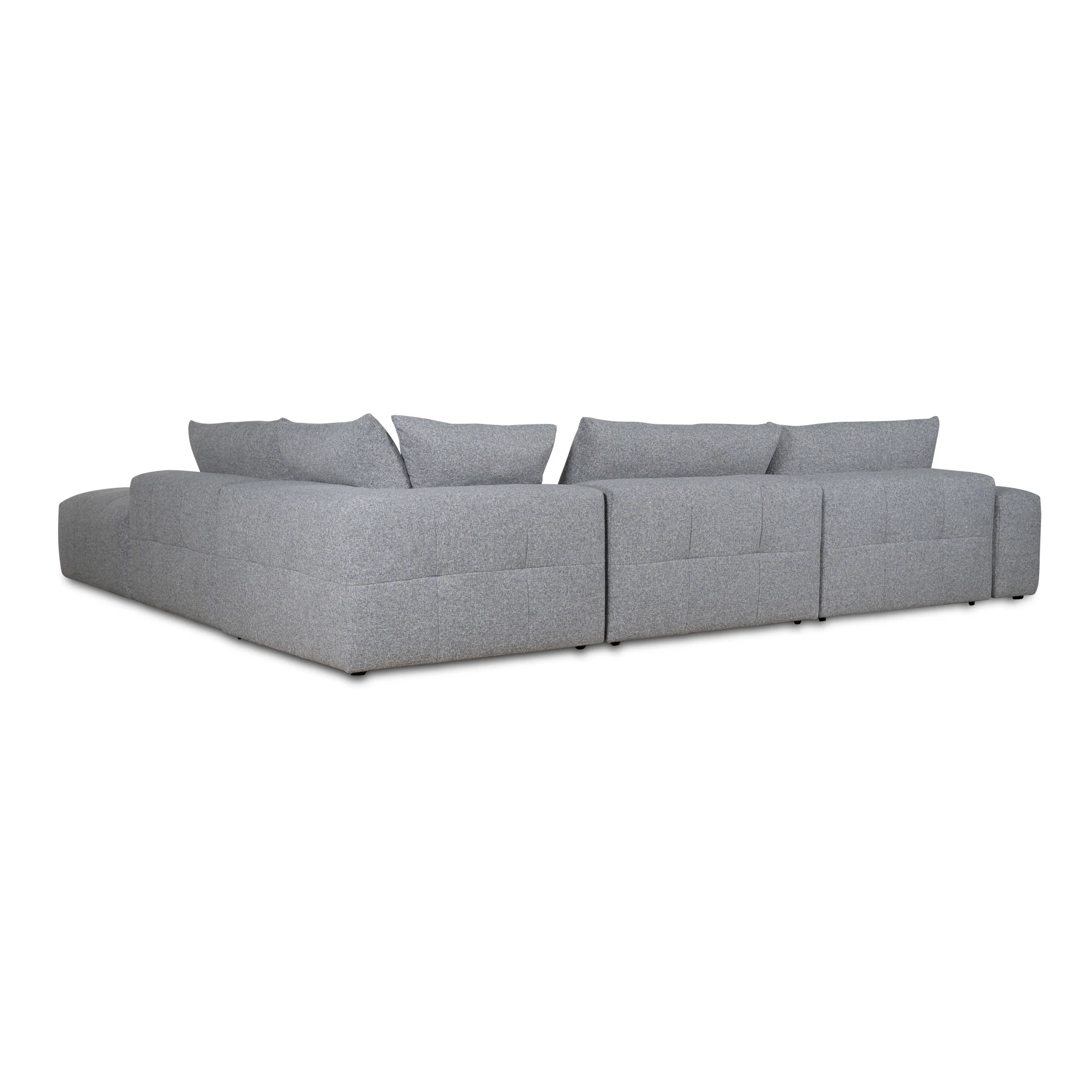 CLC8862-KSO Right Chaise Fabric Sofa - Glacier Grey - Image 9