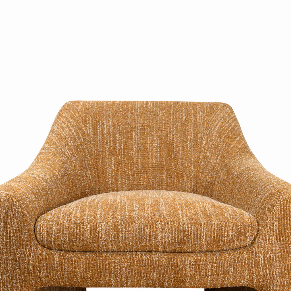 CLC8863-KSO Fabric Armchair - Ginger Brown - Image 11