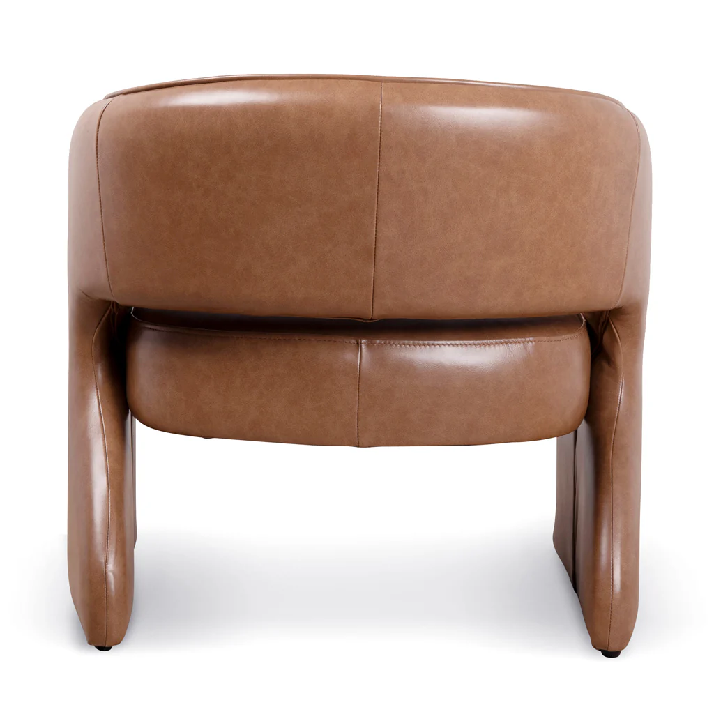 CLC8865-KSO Armchair - Caramel Brown Leather - Image 5