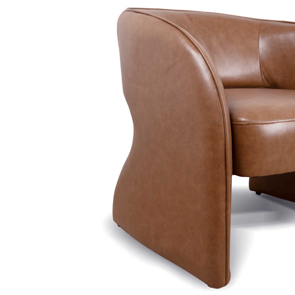 CLC8865-KSO Armchair - Caramel Brown Leather - Image 9