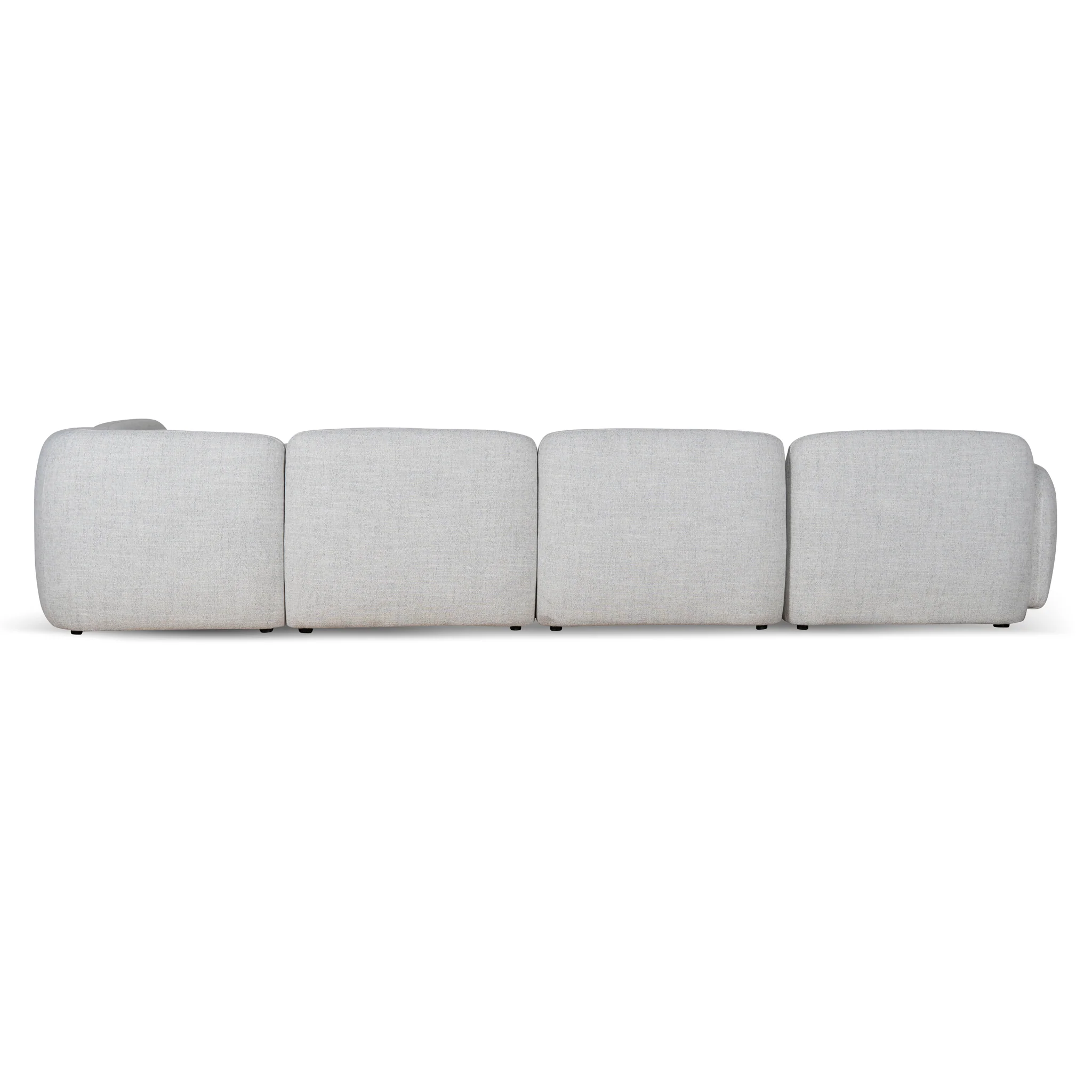 CLC8881-KSO Right Chaise Modular Sofa - Cloud Grey - Image 3