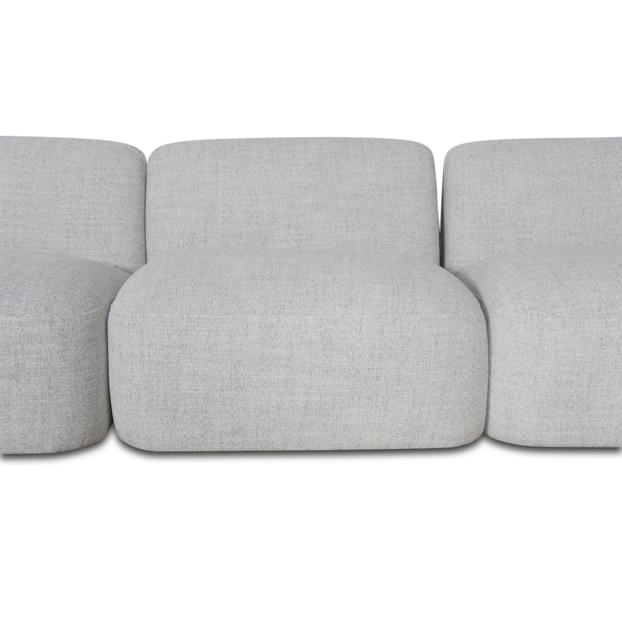 CLC8881-KSO Right Chaise Modular Sofa - Cloud Grey - Image 5