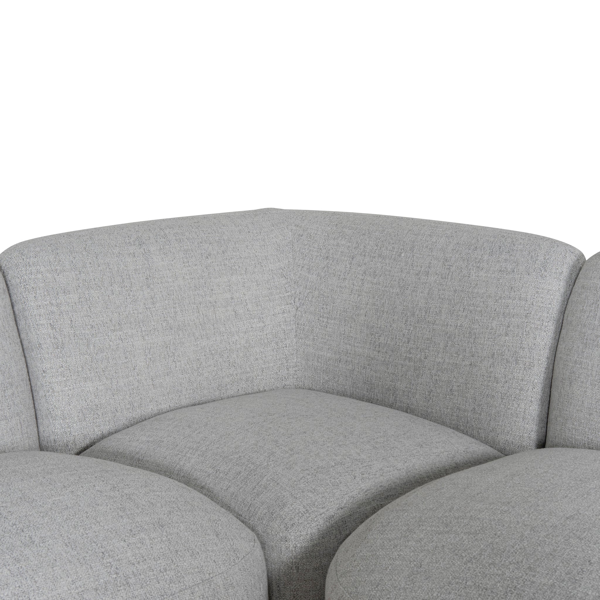 CLC8881-KSO Right Chaise Modular Sofa - Cloud Grey - Image 6