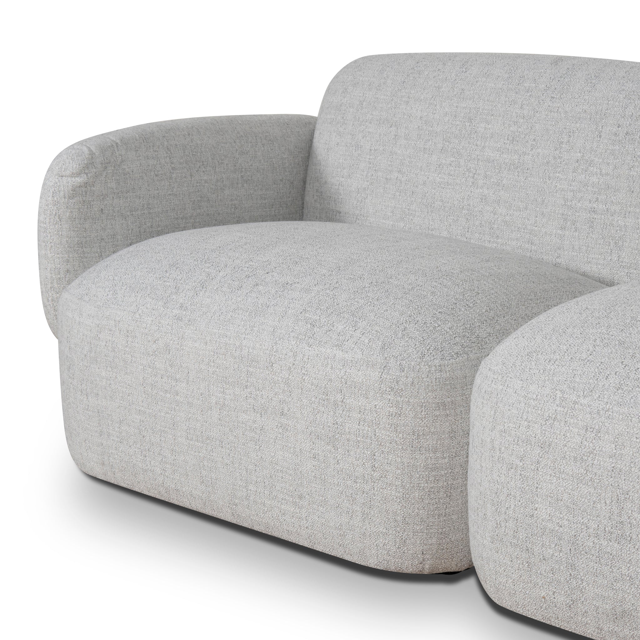 CLC8881-KSO Right Chaise Modular Sofa - Cloud Grey - Image 8