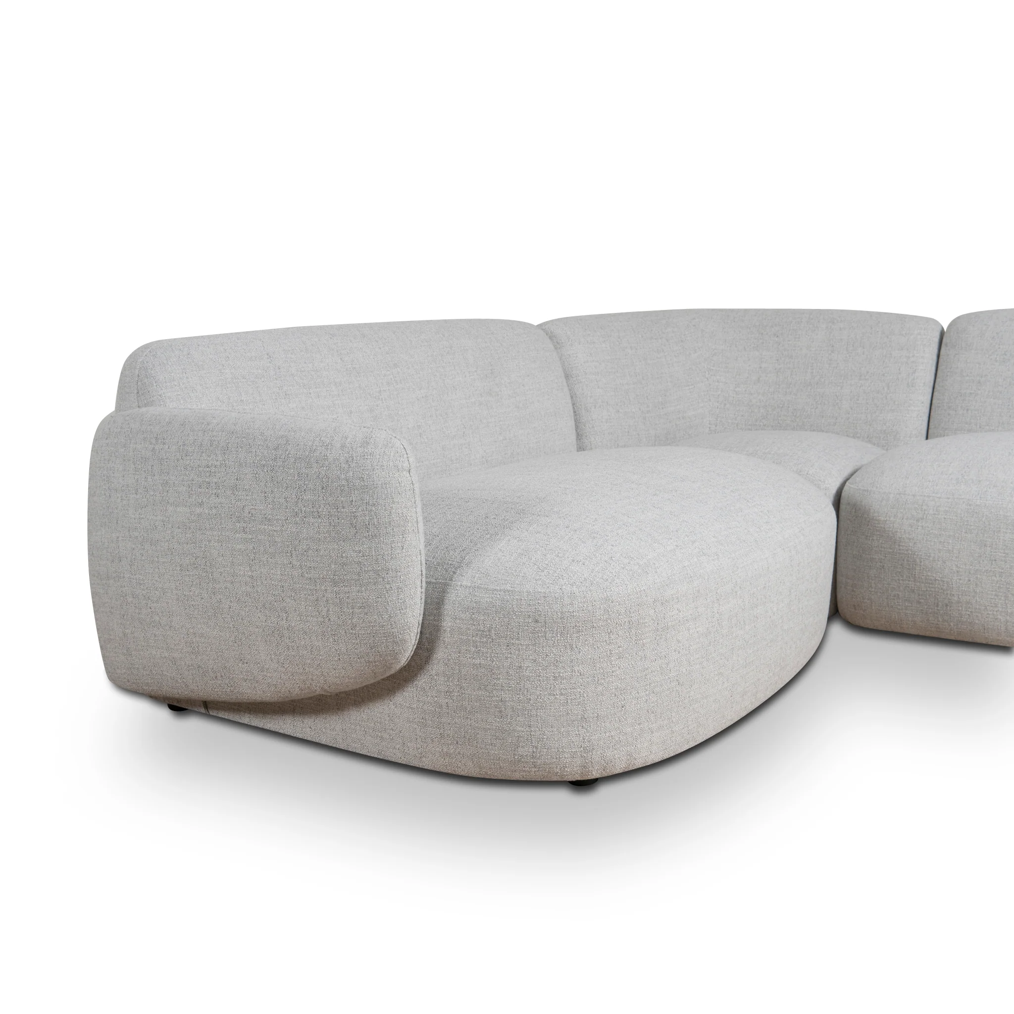 CLC8882-KSO Left Chaise Modular Sofa - Cloud Grey - Image 10