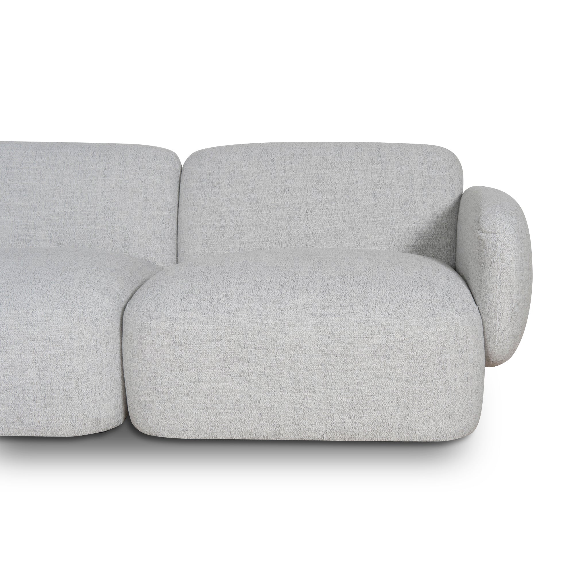 CLC8882-KSO Left Chaise Modular Sofa - Cloud Grey - Image 4