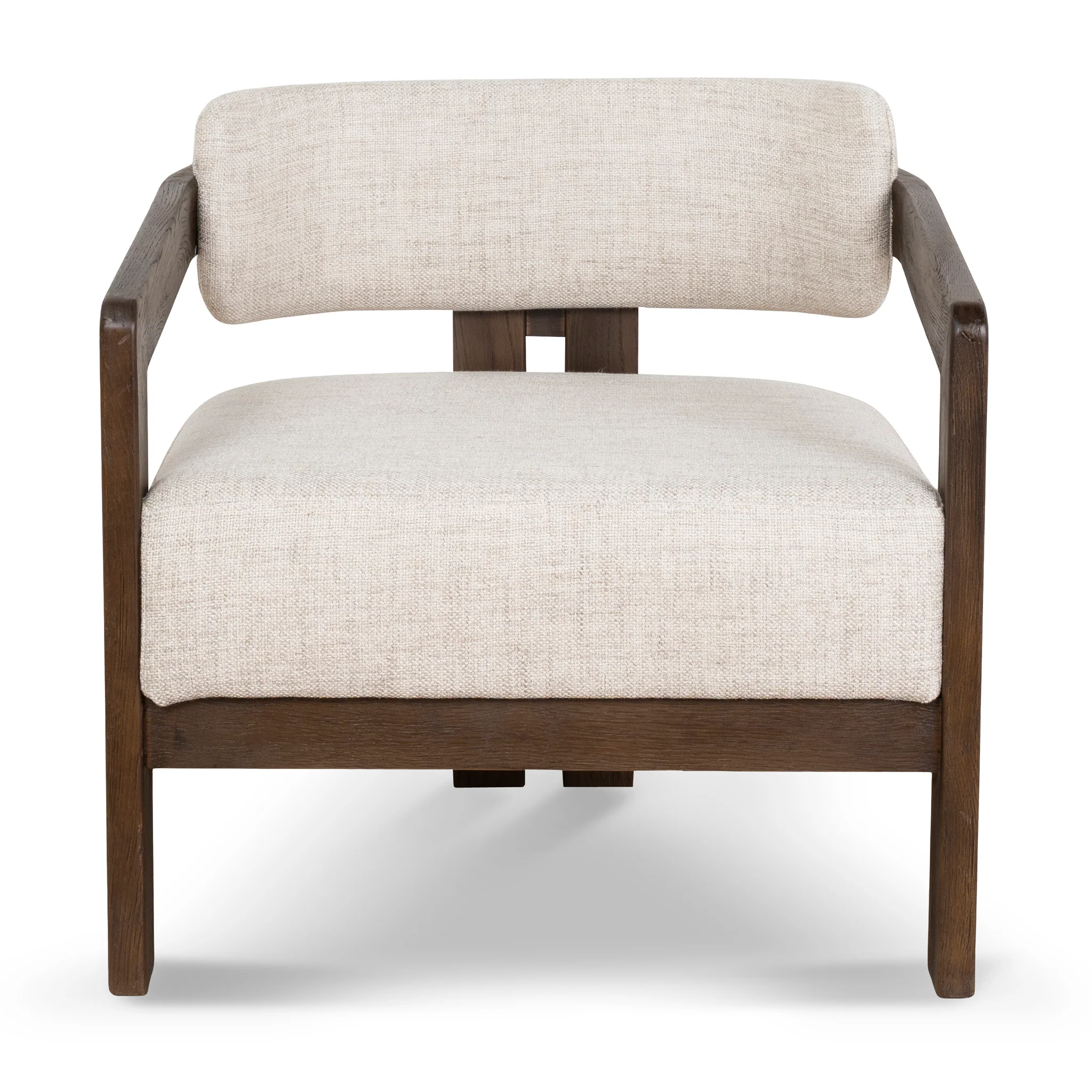 CLC8895-NI Walnut Armchair - Linen - Image 2