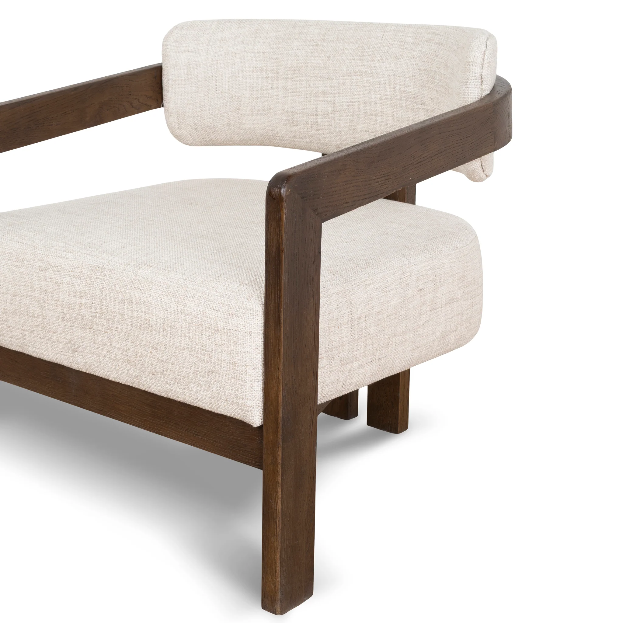 CLC8895-NI Walnut Armchair - Linen - Image 7