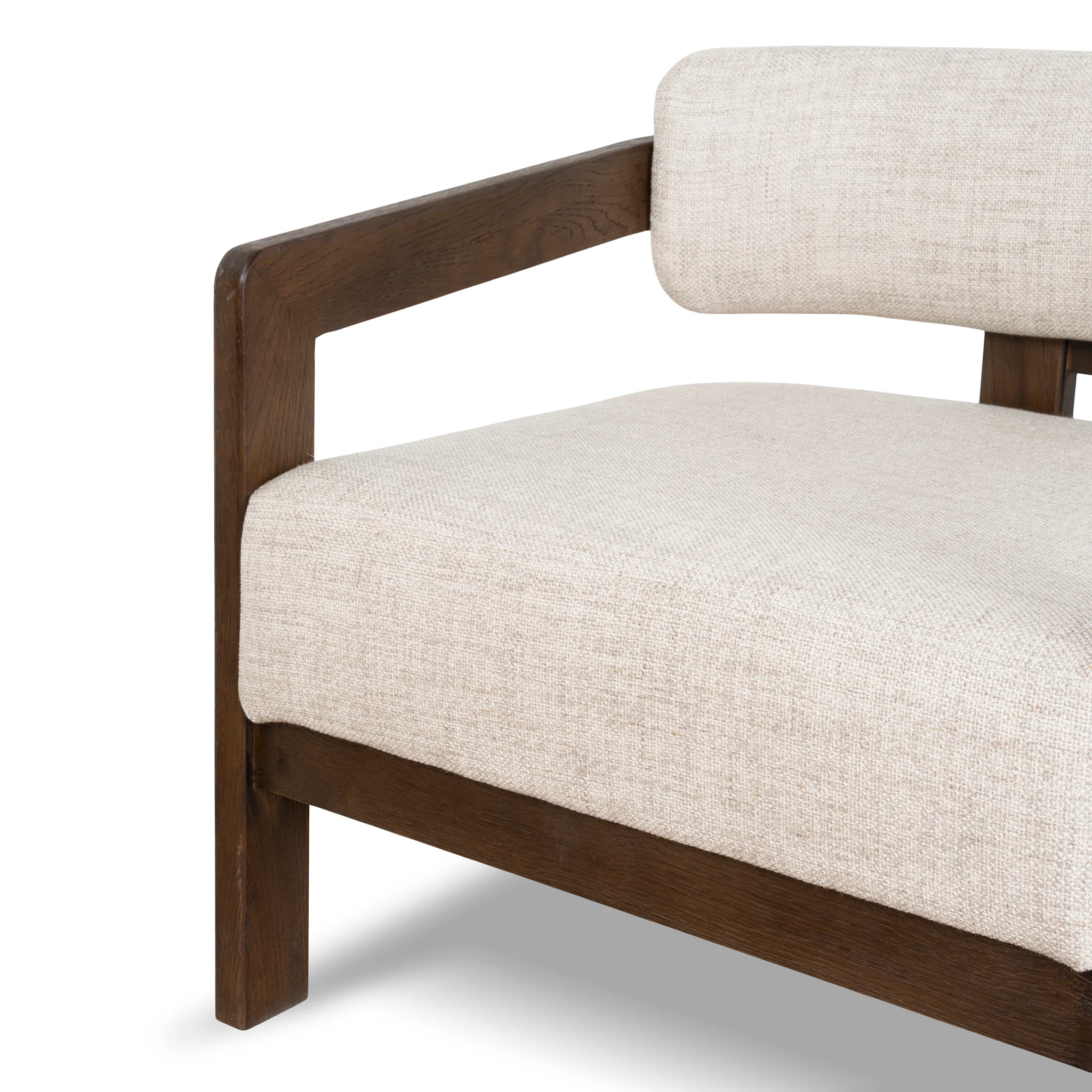 CLC8895-NI Walnut Armchair - Linen - Image 8