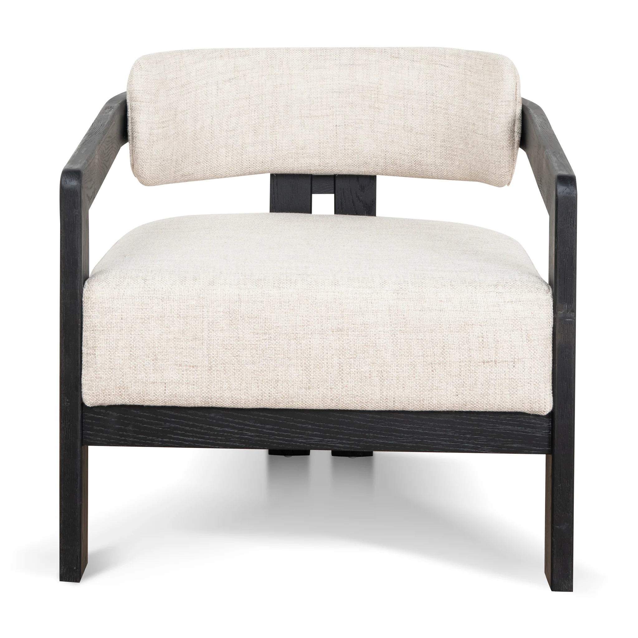 CLC8896-NI Black Armchair - Linen - Image 2