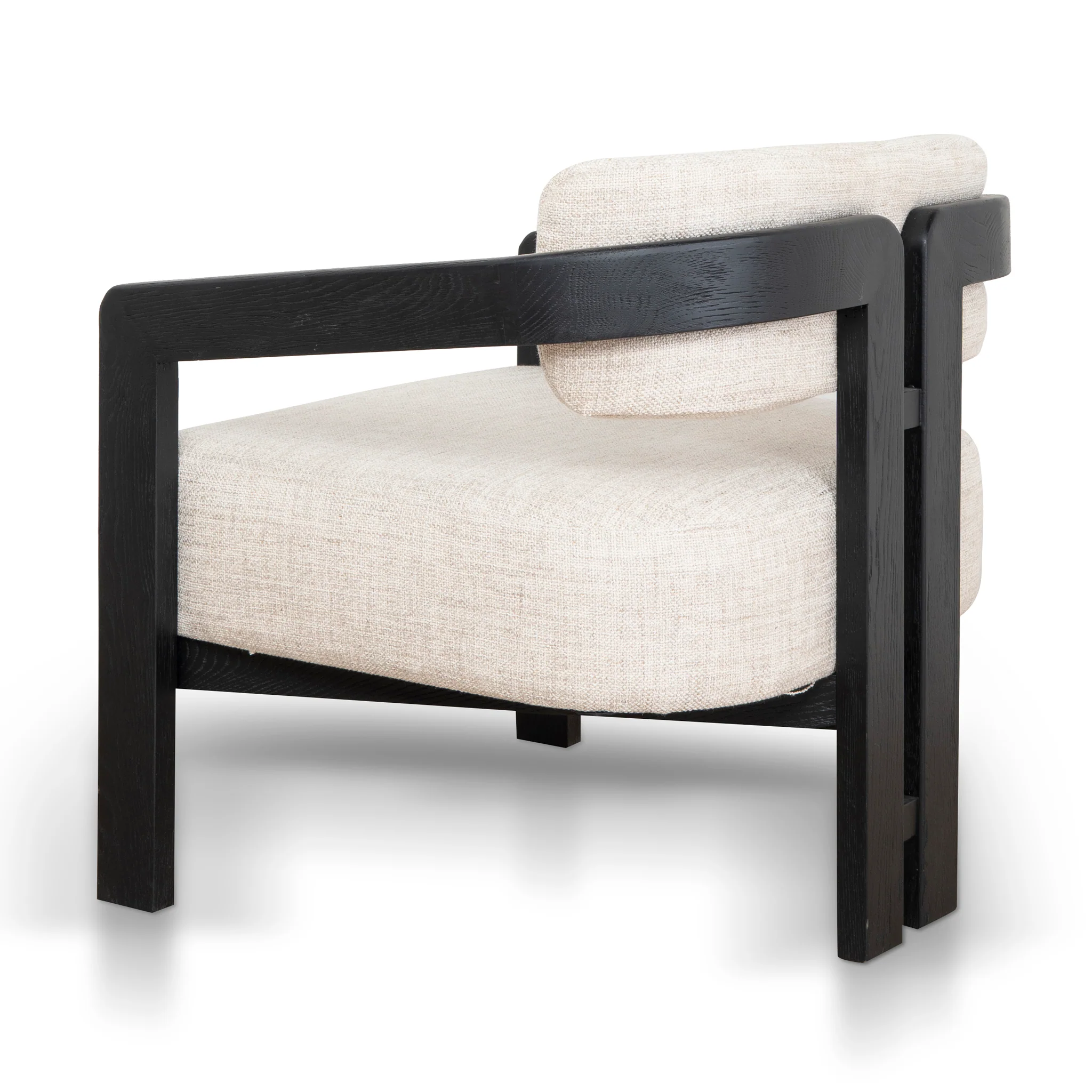 CLC8896-NI Black Armchair - Linen - Image 4