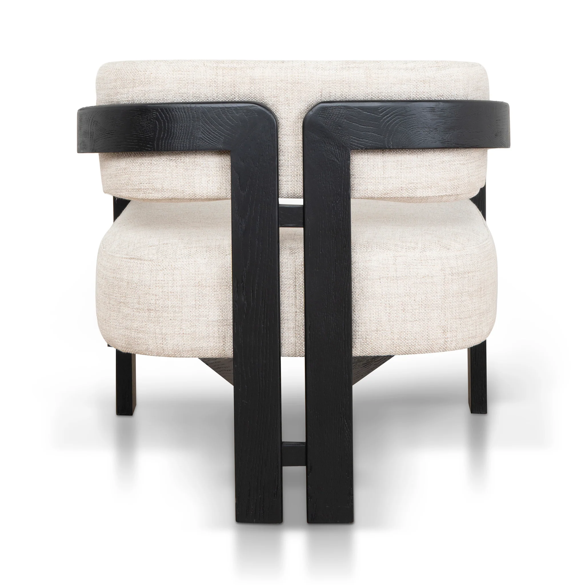 CLC8896-NI Black Armchair - Linen - Image 5