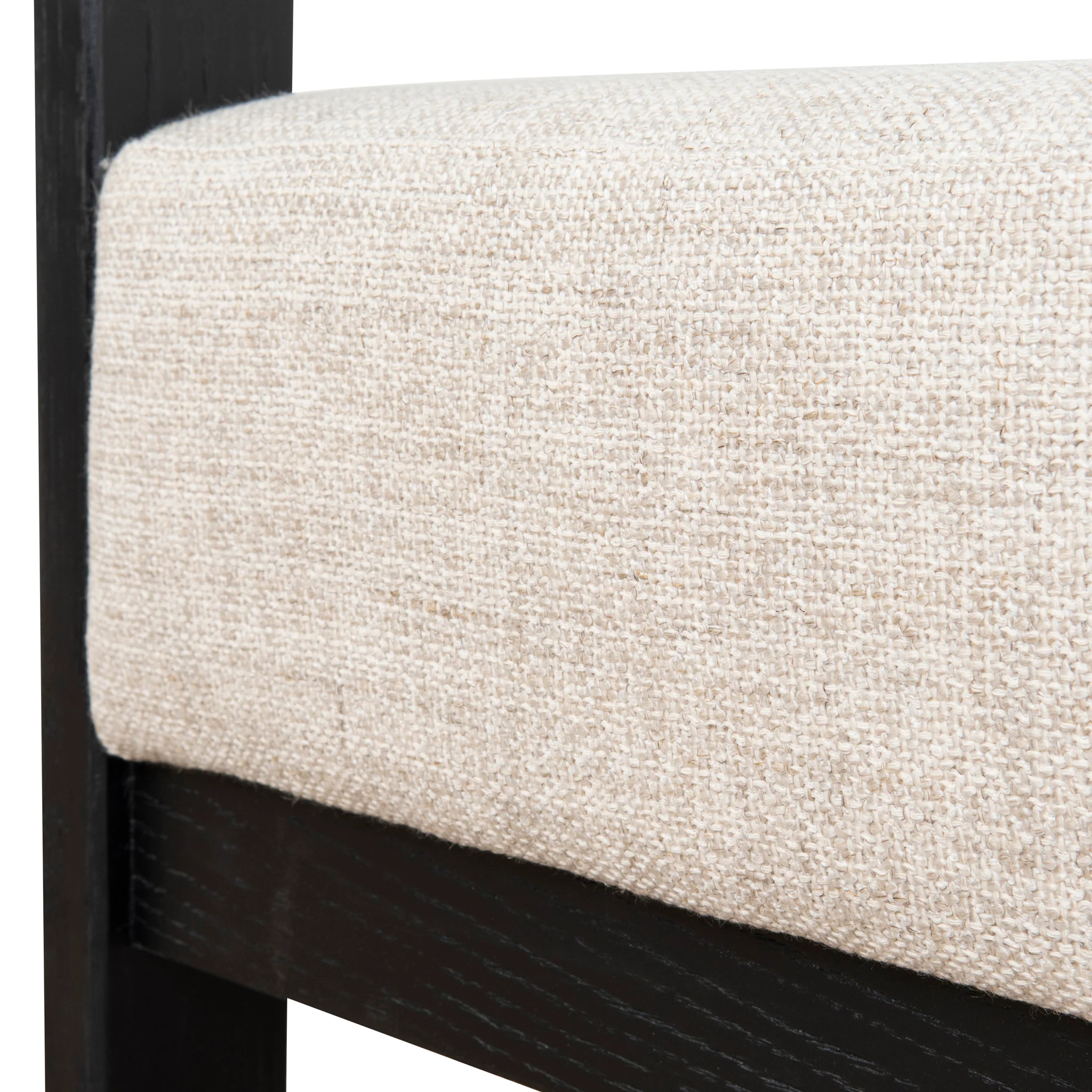 CLC8896-NI Black Armchair - Linen - Image 9